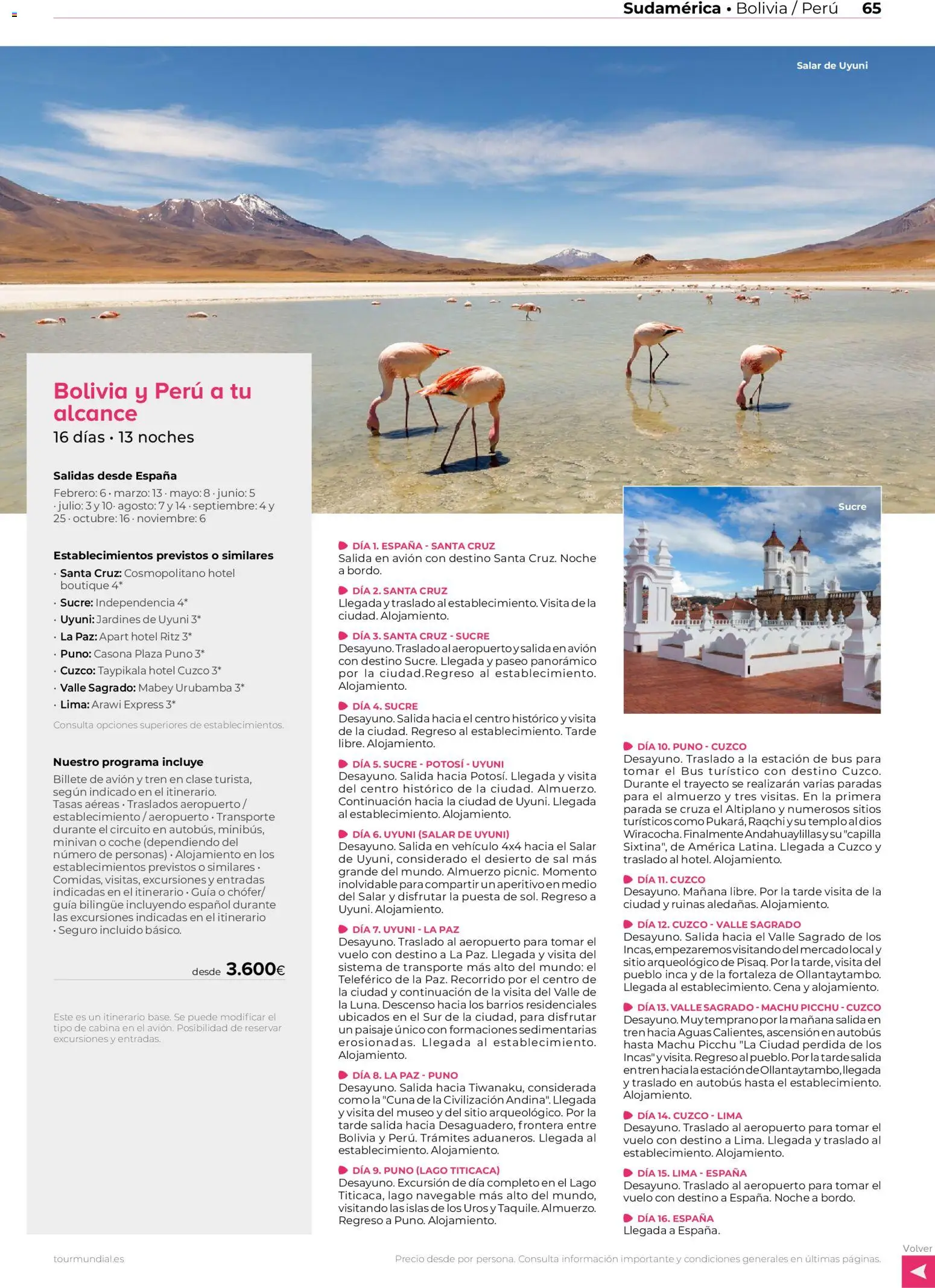 Viajes El Corte Inglés Centroamérica y Sudamérica │ válido desde el 01.01.2026 | Página: 64 | Productos: Lima, Cuna