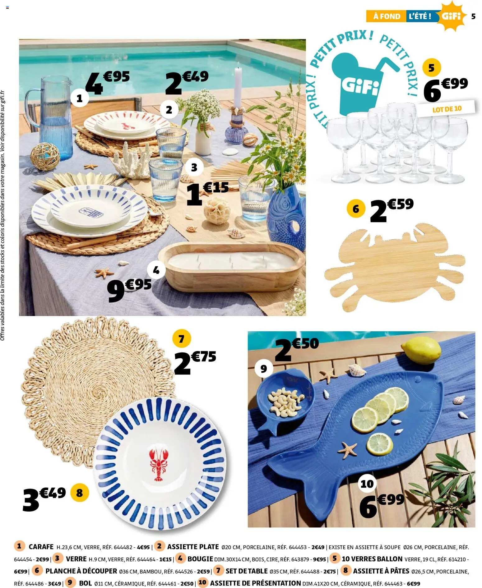 {H1} | Page: 5 | Produits: Soupe, Planche à découper, Table, Pâtes