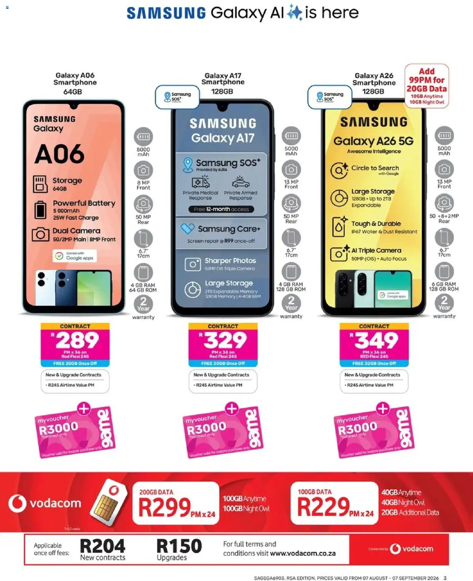 Game - Catalogue Winter's Last Call valid from 07/08/2026 | Page: 3 | Products: Smartphone, Water, Game, Battery