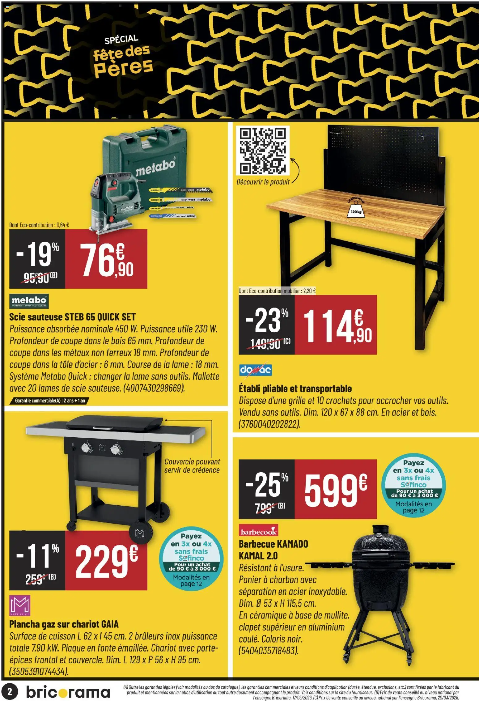 {H1} | Page: 2 | Produits: Plancha, Barbecue, Scie sauteuse, Porte