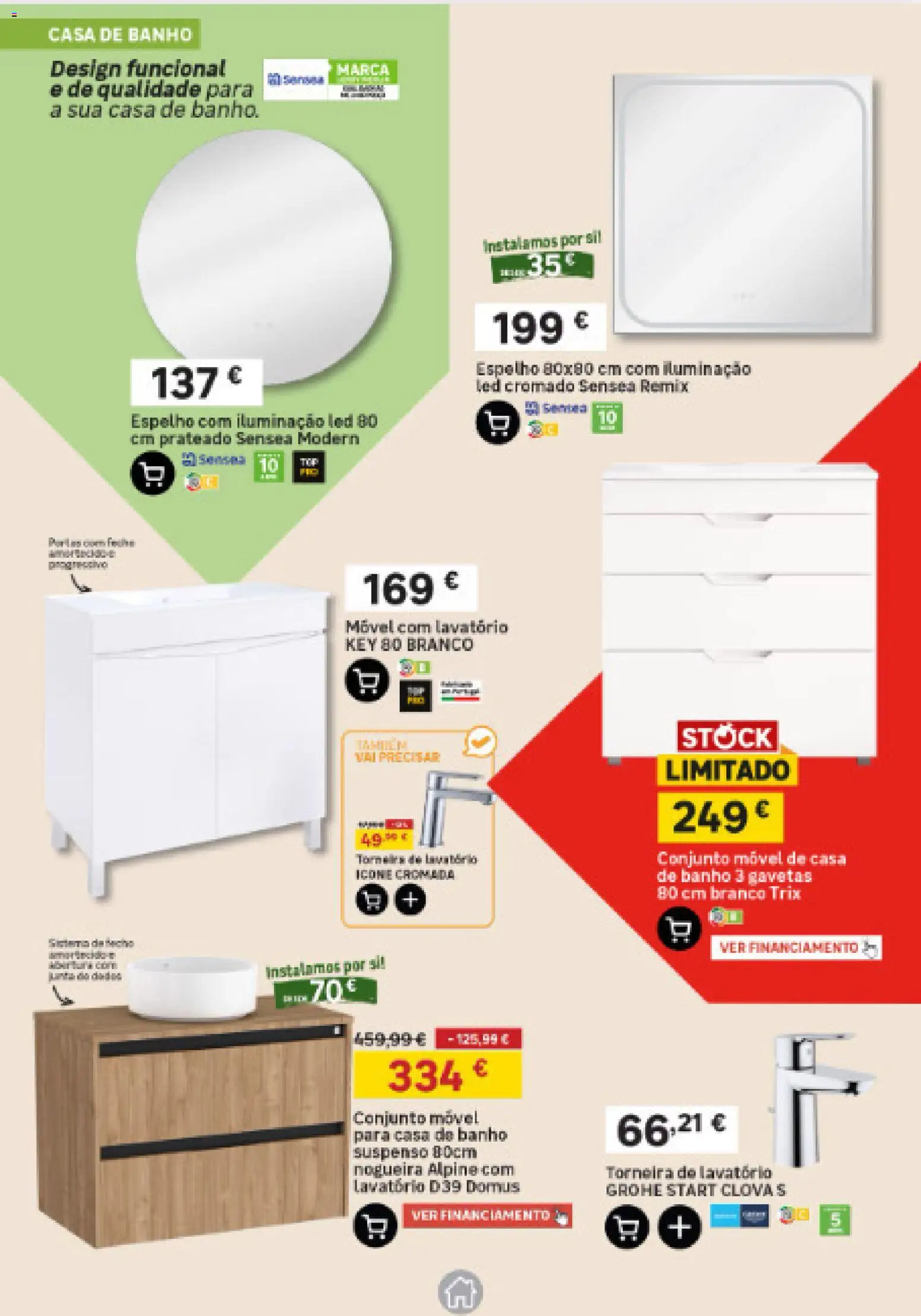 Leroy Merlin Catálogo Açores │ válido de 23/07/2026 | Página: 11 | Produtos: Torneira, Lavatório, Casa de banho, Banho