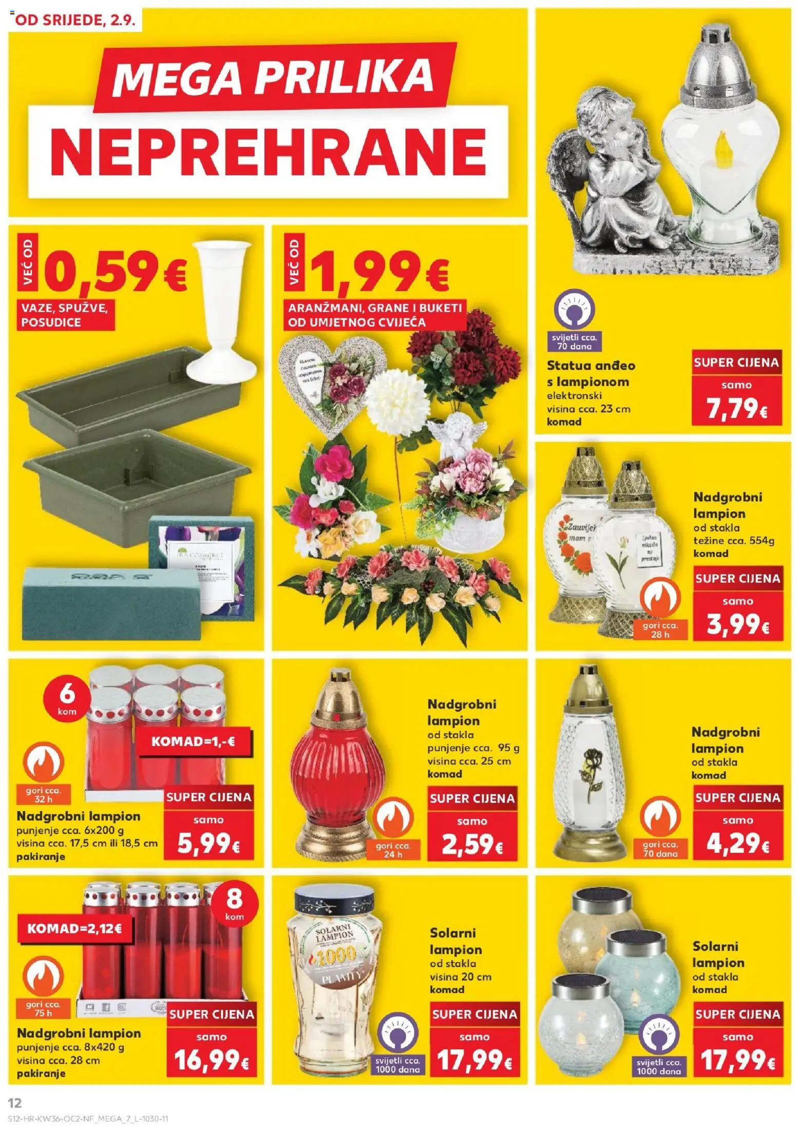 Kaufland katalog | vrijedi od 02.09.2026 | Stranica: 12 | Proizvodi: Lampion