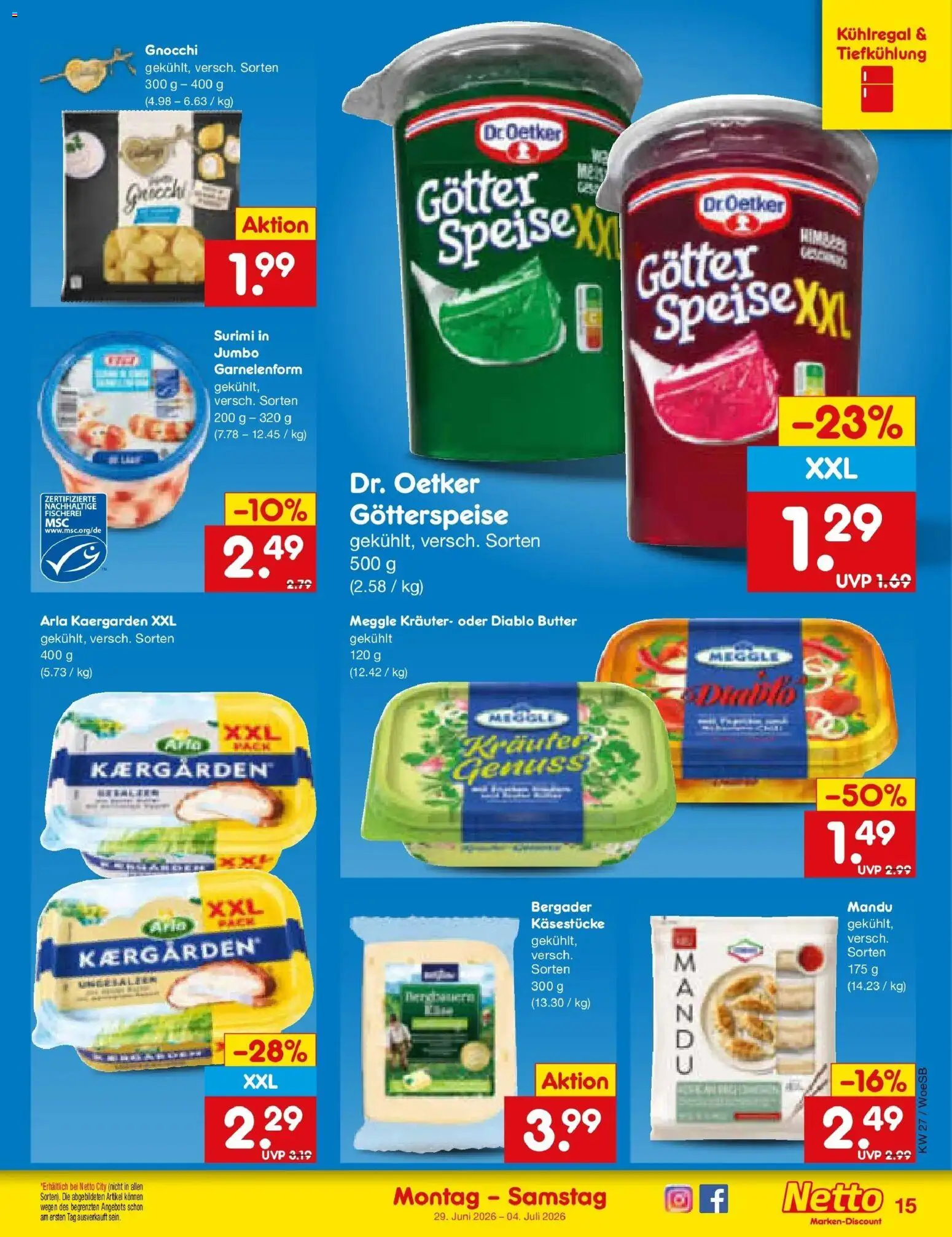 Netto Marken-Discount Prospekt Katzweiler – gültig ab 29.06.2026 | Seite: 21 | Produkte: Butter