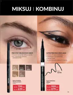 Super Definition ajlajner, Ajlajner, 1 ml, precizni, vrh lagan za korišćenje, vodootporan, bez razmazivanja, traje do 12 sati - pregled AVON kataloga - važi od 01.05.2026 | Strana: 33 | Proizvode: Ajlajner