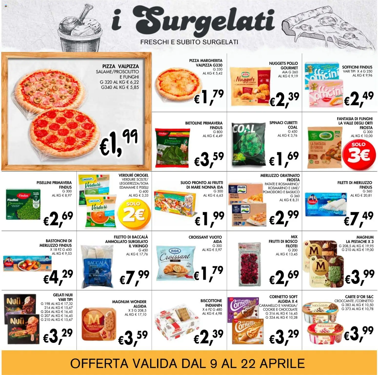 Volantino Coal del 09.04.2026 | Pagina: 9 | Prodotti: Rosmarino, Pizza, Spinaci, Sugo
