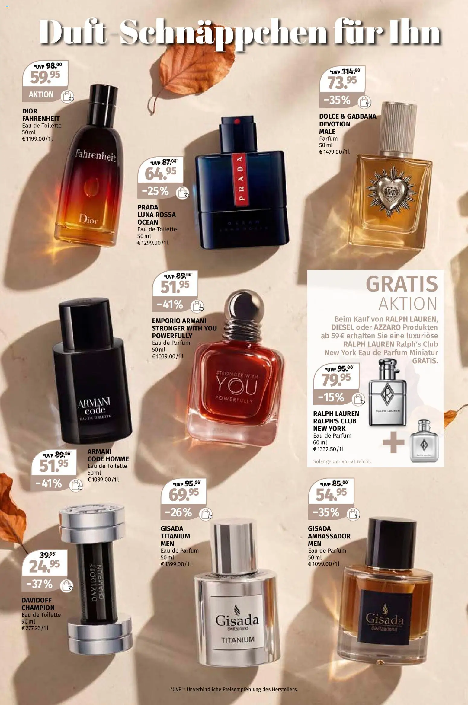Müller Parfümerie-Highlights – gültig ab 28.09.2026 | Seite: 4 | Produkte: Toilette, Parfüm, Duft, Eau de Toilette