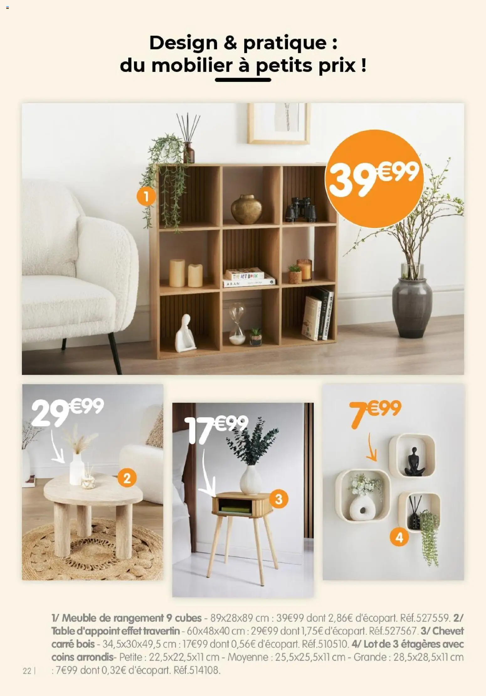 {H1} | Page: 22 | Produits: Meuble, Table, Thé