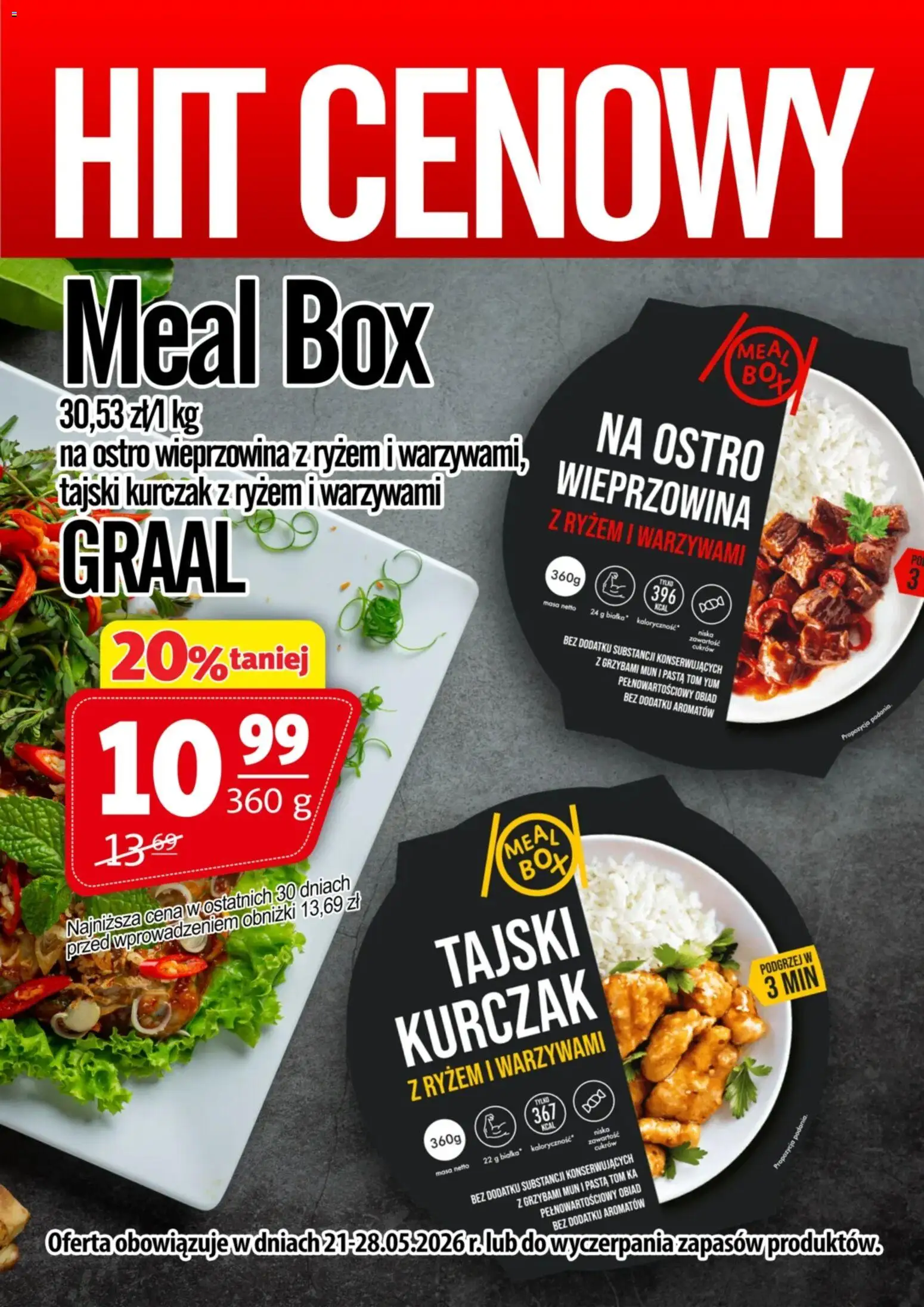 Prim Market promocja - Mealbox od 21.05.2026 | Strona: 1 | Produkty: Kurczak, Wieprzowina