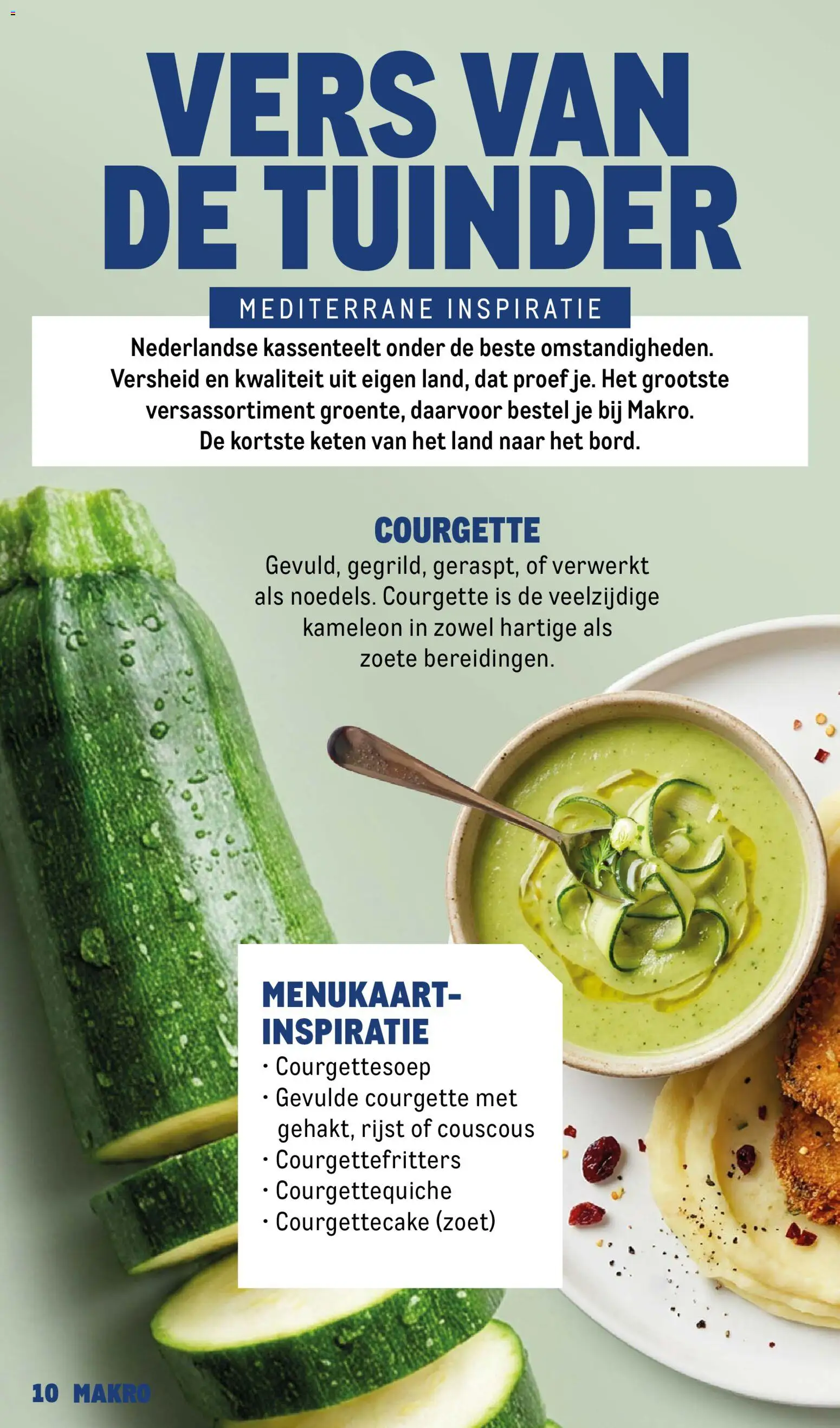 {H1} | Pagina: 10 | Producten: Courgette, Rijst
