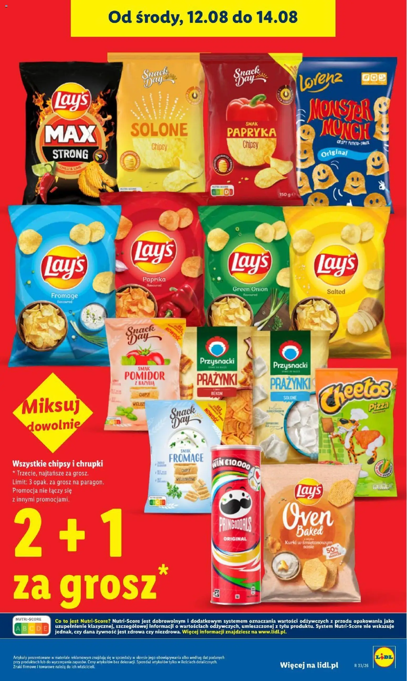 Lidl gazetka od 12.08.2026 | Strona: 11 | Produkty: Żywność, Bekon, Pomidor, Chipsy ziemniaczane