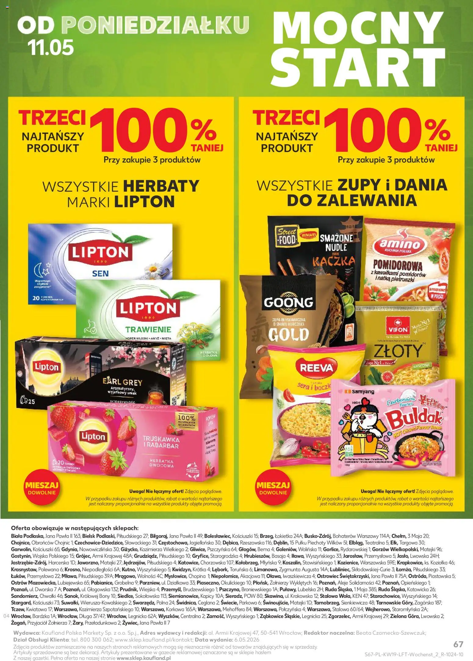 Kaufland gazetka od 07.05.2026 | Strona: 67 | Produkty: Kaczka, Vifon