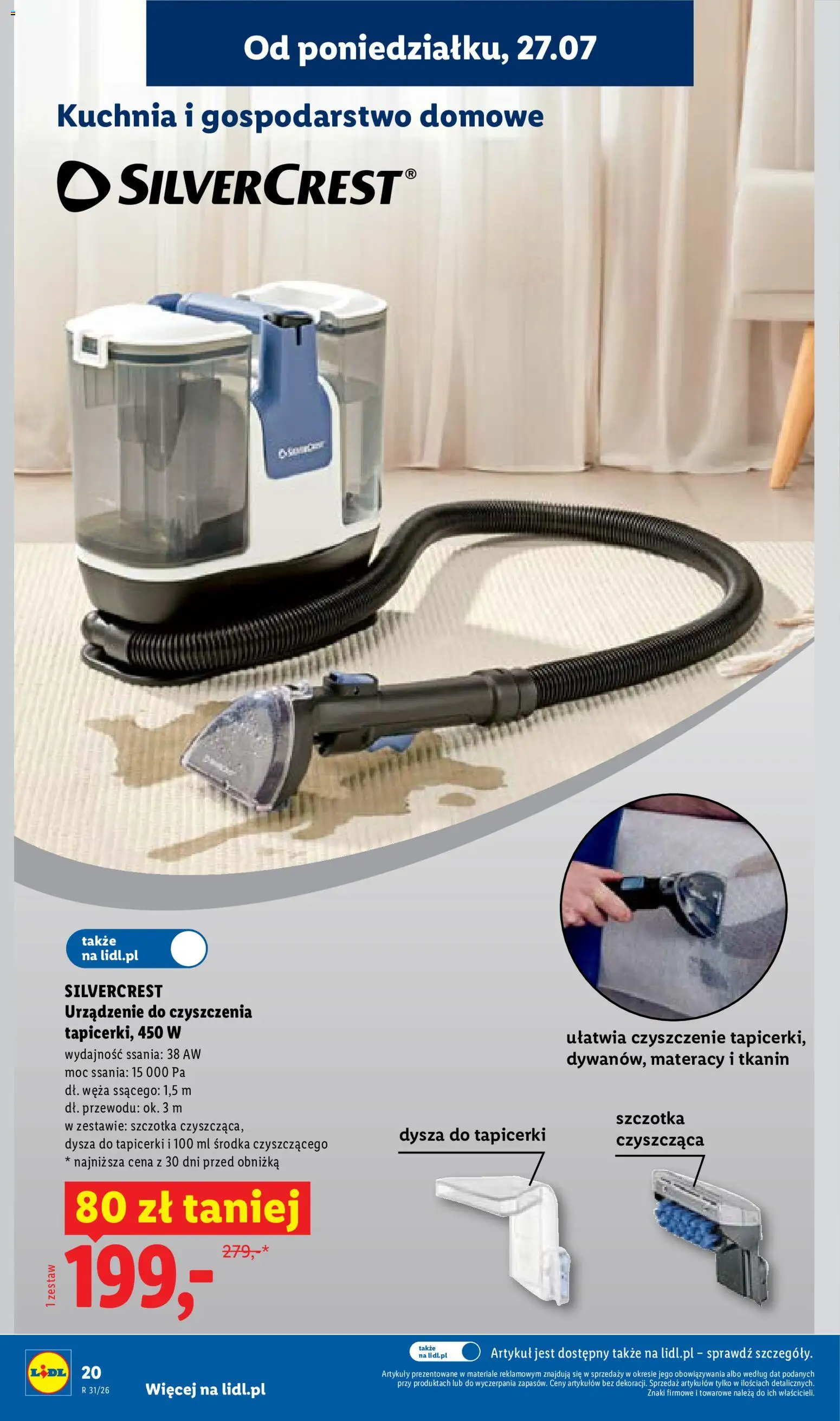 Lidl Katalog od 27.07.2026 | Strona: 20 | Produkty: Cleaner, Szczotka