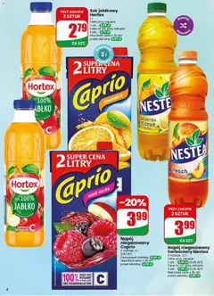 Pogląd oferty "Sok jabłkowy Hortex, Sok jabłkowy 1l" - ważna od 17.06.2026 | Strona: 4 | Produkty: Malina, Sok jabłkowy, Sok