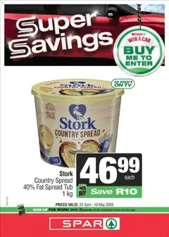 Superspar specials catalogue – valid from 11.05.2026 | Page: 21 | Products: TV, Fat spread