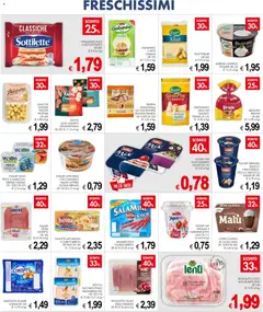 Anteprima del volantino Presto Fresco volantino valido a partire dal 31/08/2026 | Pagina: 5 | Prodotti: Formaggio, Pesca, Yogurt cremoso, Burrata