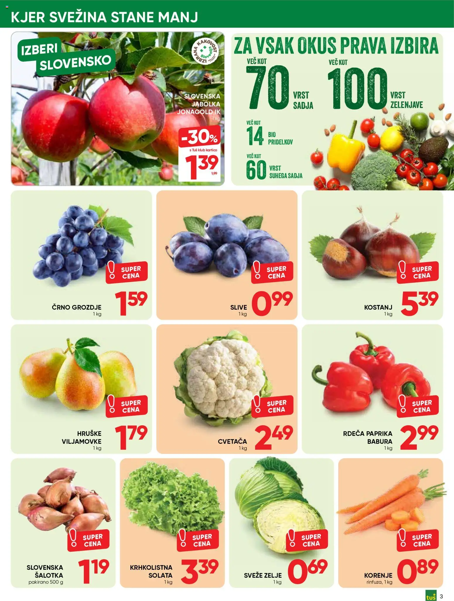 Novi Tuš katalog ponudbe – veljaven od 07.10.2026 | Stran: 3