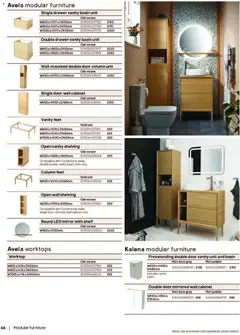 Preview of B&Q - Bathrooms valid from 16.12.2025 | Page: 66 | Products: Mirror, Door, Cabinet, Wall cabinet