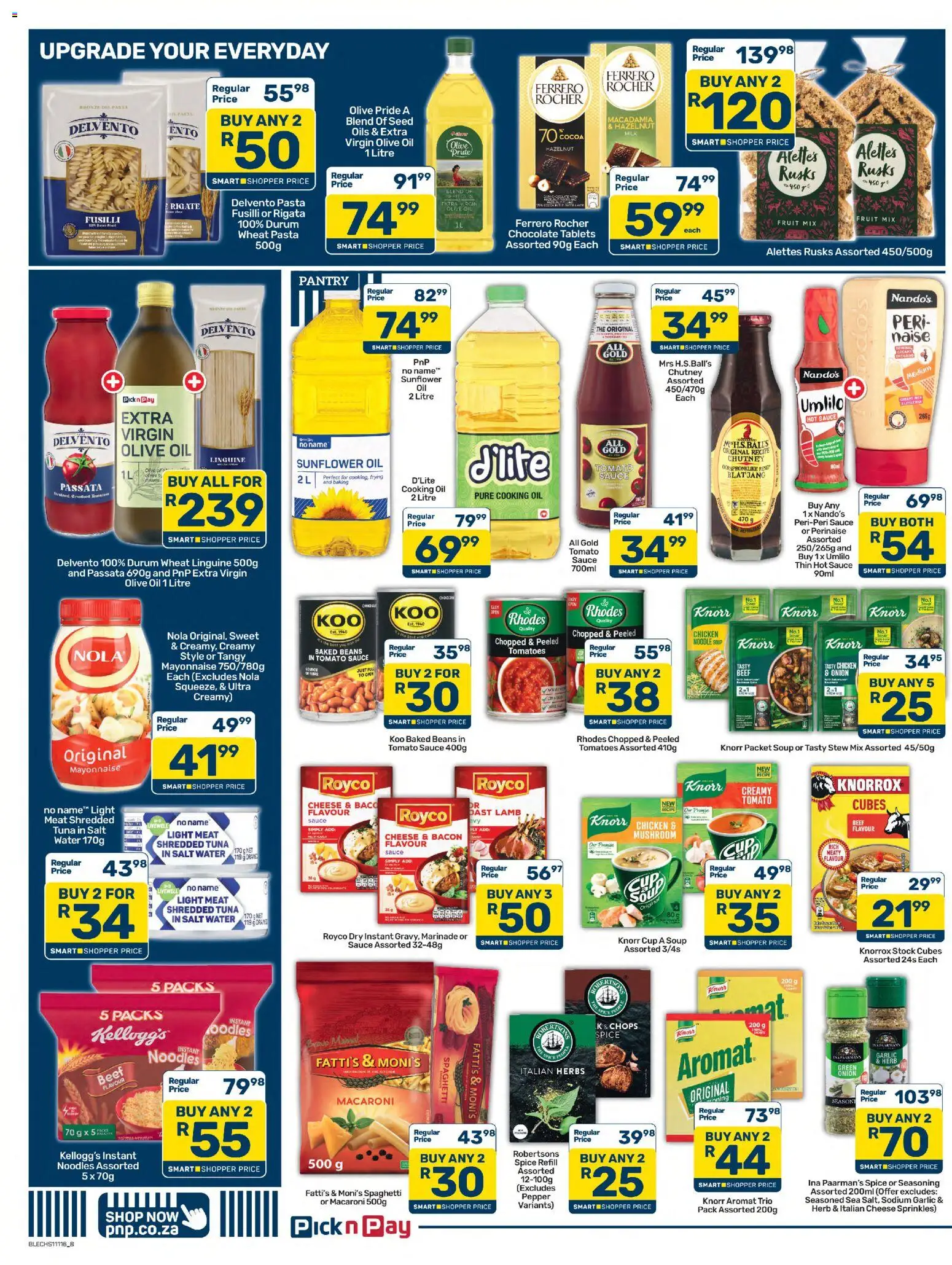 New Pick n Pay catalogue – valid from 25/08/2026 | Page: 8 | Products: Chutney, Beef, Marinade, Onion