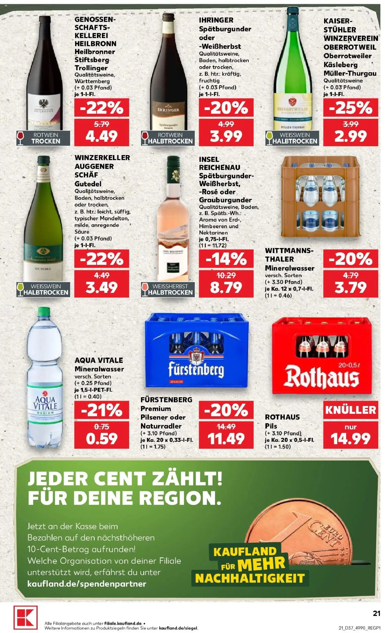 Prospekt Kaufland ab 07.09.2026 » Angebote Online zum Blättern | Seite: 30 | Produkte: Himbeeren, Nektarinen, Weißwein, Rotwein
