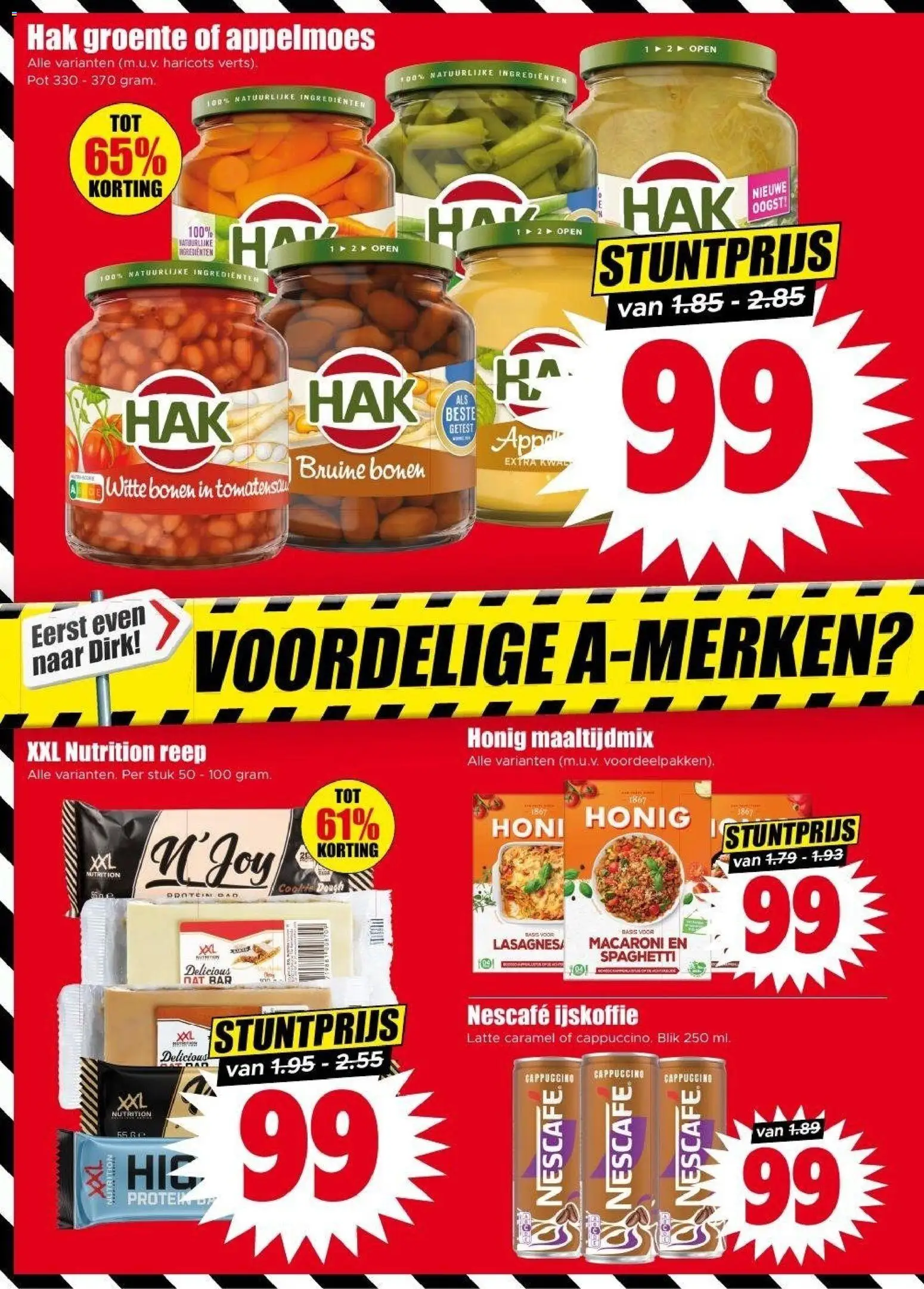{H1} | Pagina: 4 | Producten: Macaroni, Appelmoes, Cappuccino, Ijskoffie