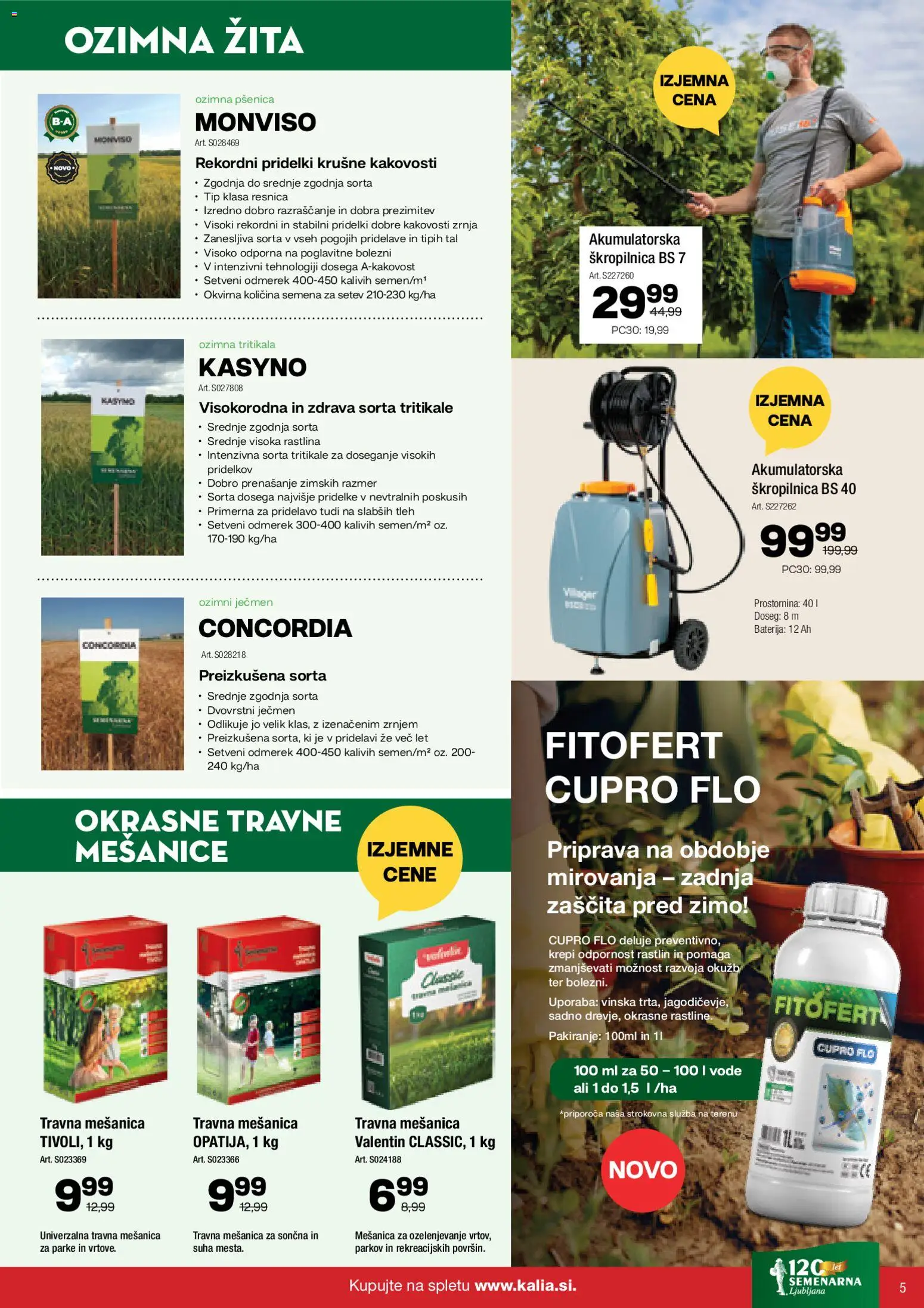 Novi Kalia katalog ponudbe – veljaven od 31.08.2026 | Stran: 5 | Izdelki: Baterija