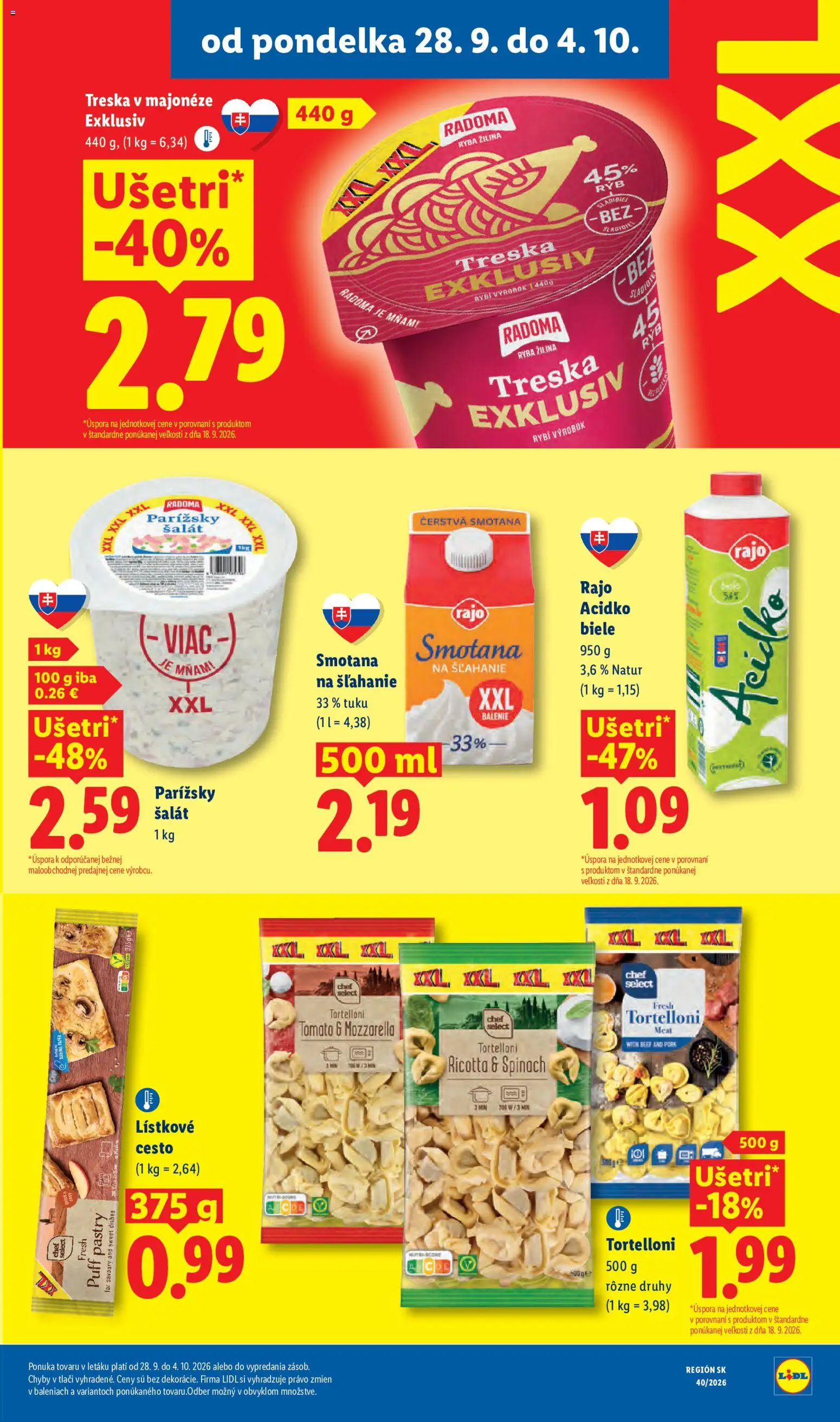 Nové Lidl akcie – leták je platný od 28.09.2026 | Strana: 27
