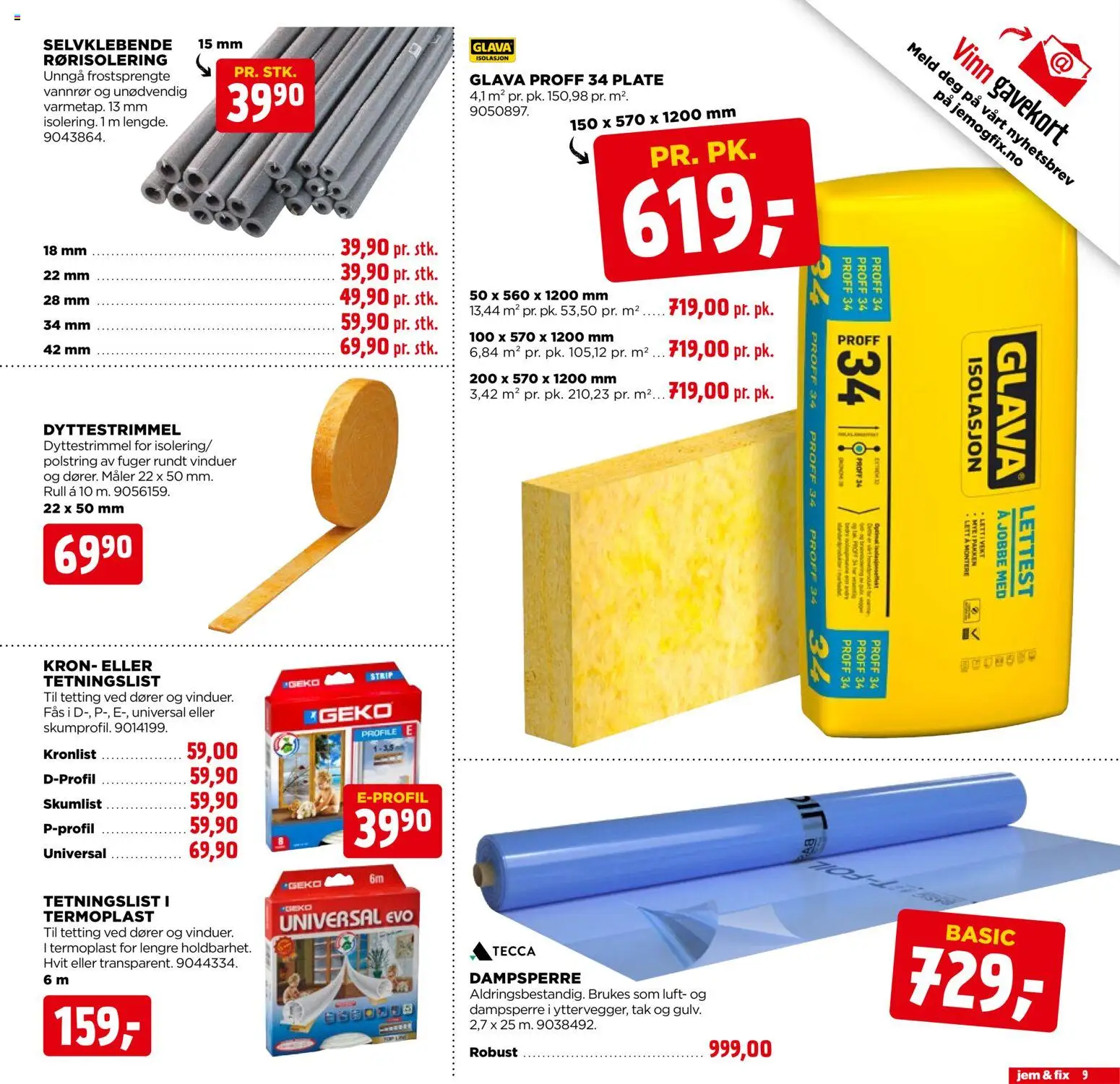{H1} | Side: 9 | Produkter: Ved, Plate, 1, Dører