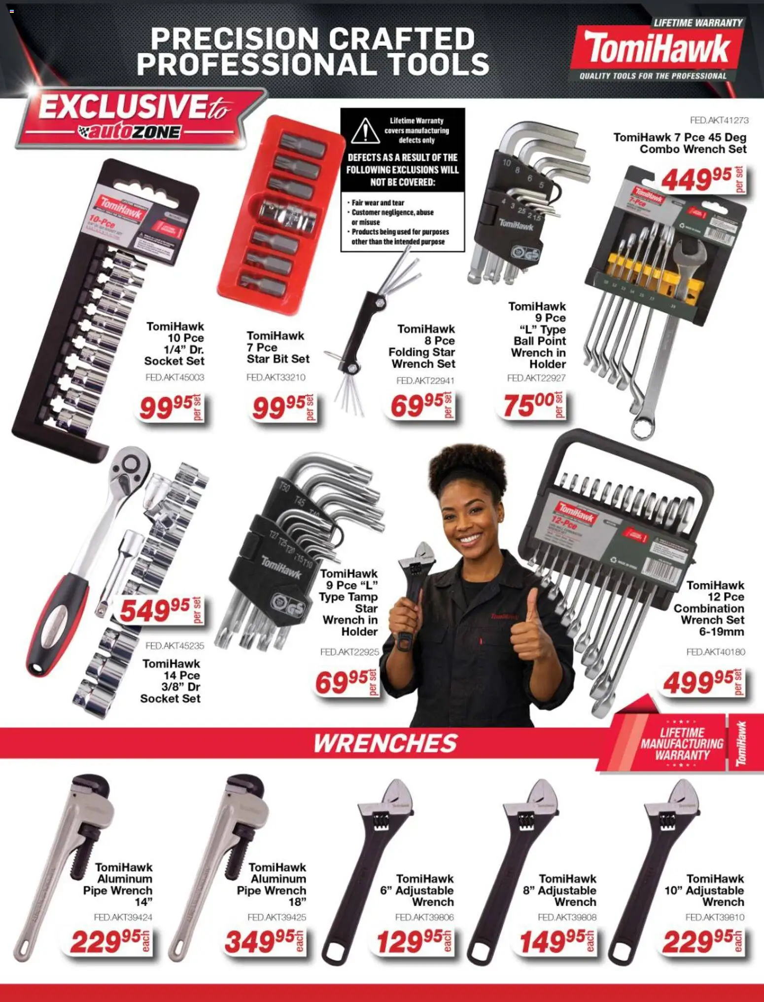 New AutoZone catalogue – valid from 23/07/2026 | Page: 9 | Products: Socket set, Wrench, Socket, Pipe