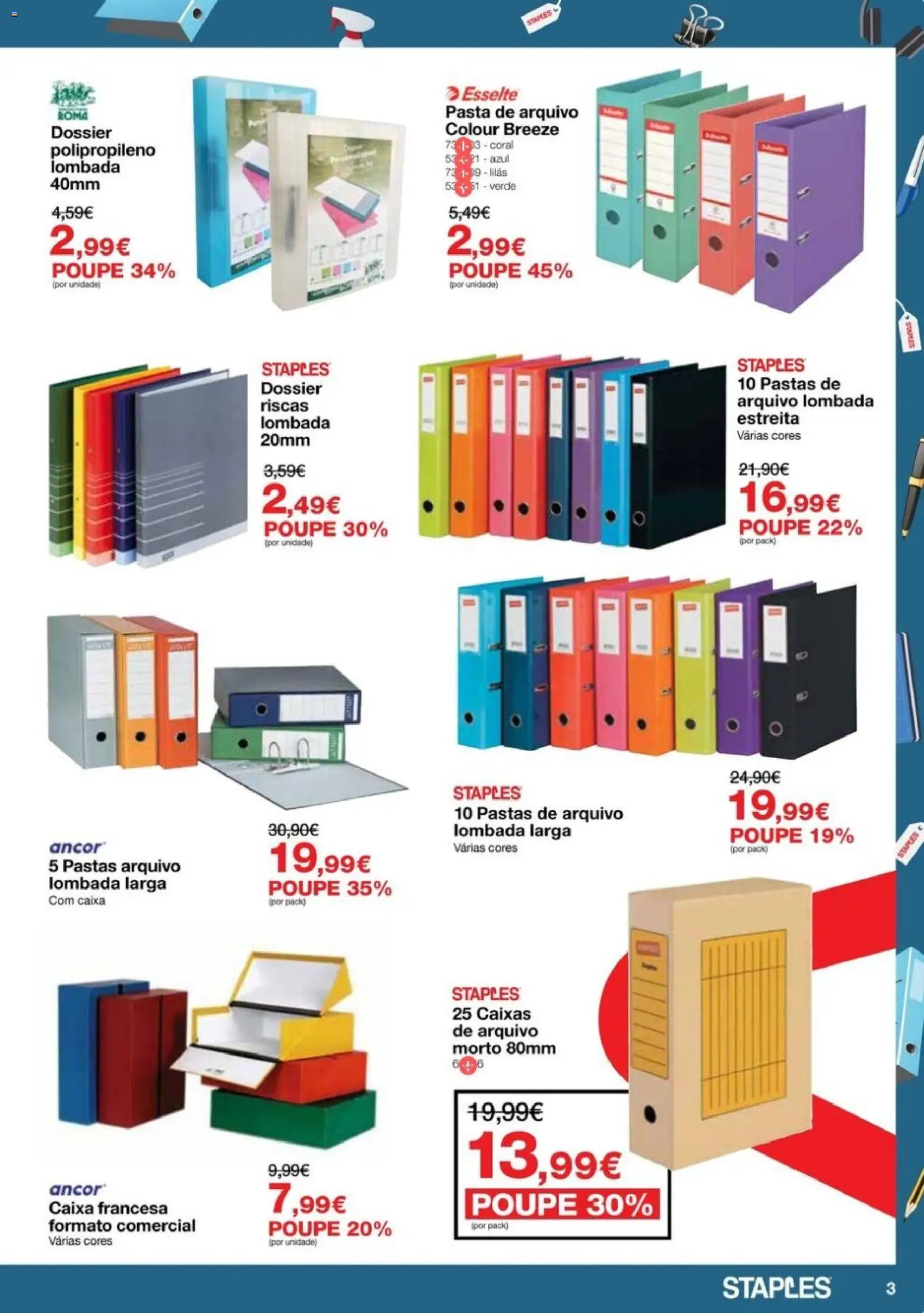 Staples folheto │ válido de 08/10/2026 | Página: 3 | Produtos: Caixa