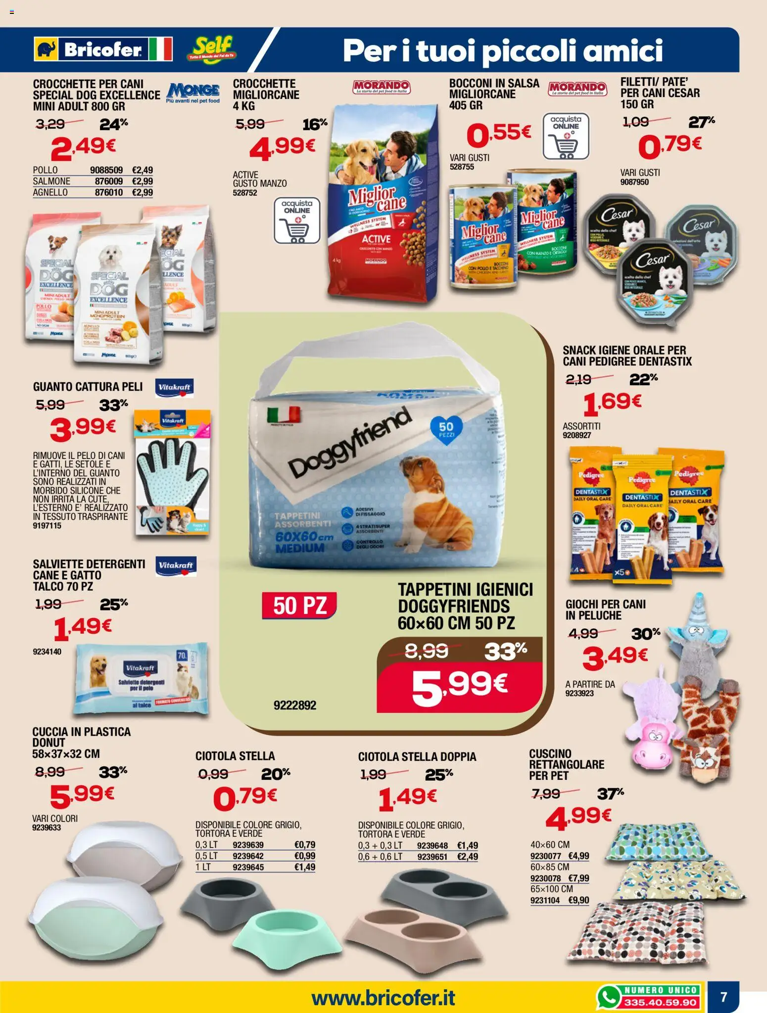 Volantino Self del 05.03.2026 | Pagina: 15 | Prodotti: Peluche, Tè, Talco, Salsa