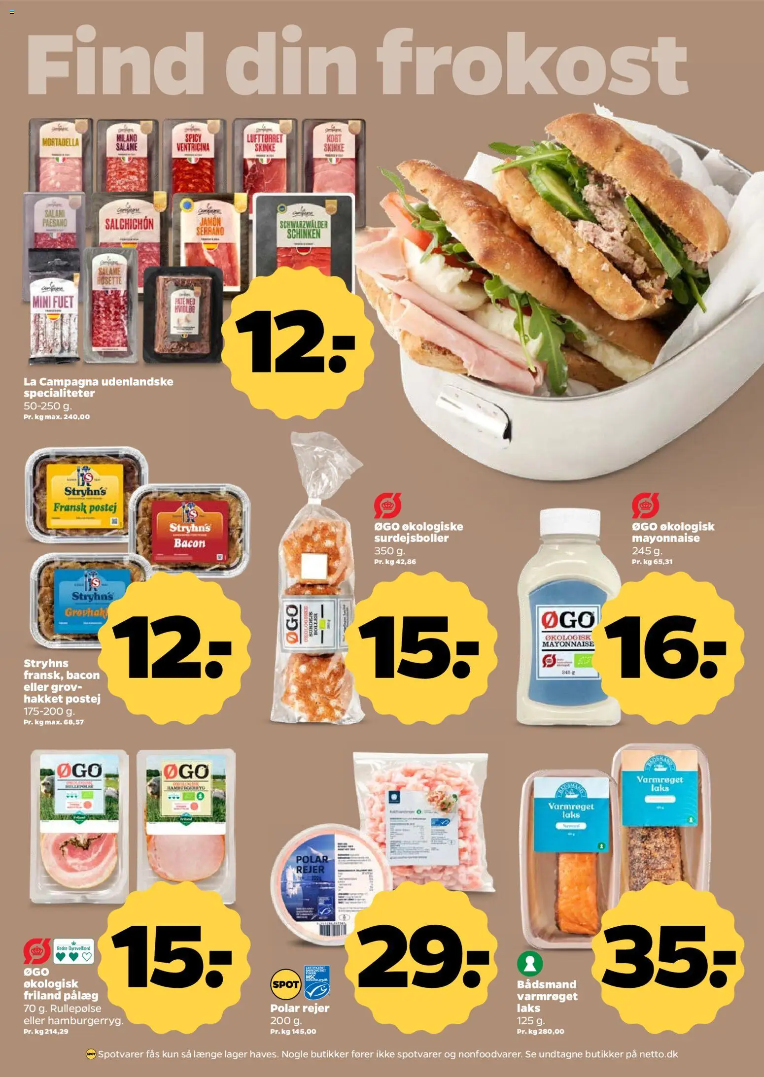 Netto tilbudsavis – gyldig fra 15/08/2026 | Side: 11 | Produkter: Salami, Specialiteter, Bacon, Rejer