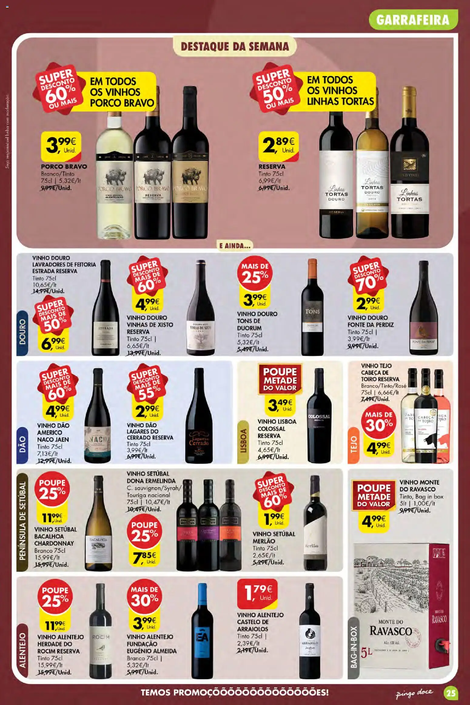 Pingo Doce Poupe Esta Semana Açores │ válido de 09/07/2026 | Página: 25 | Produtos: Vinho