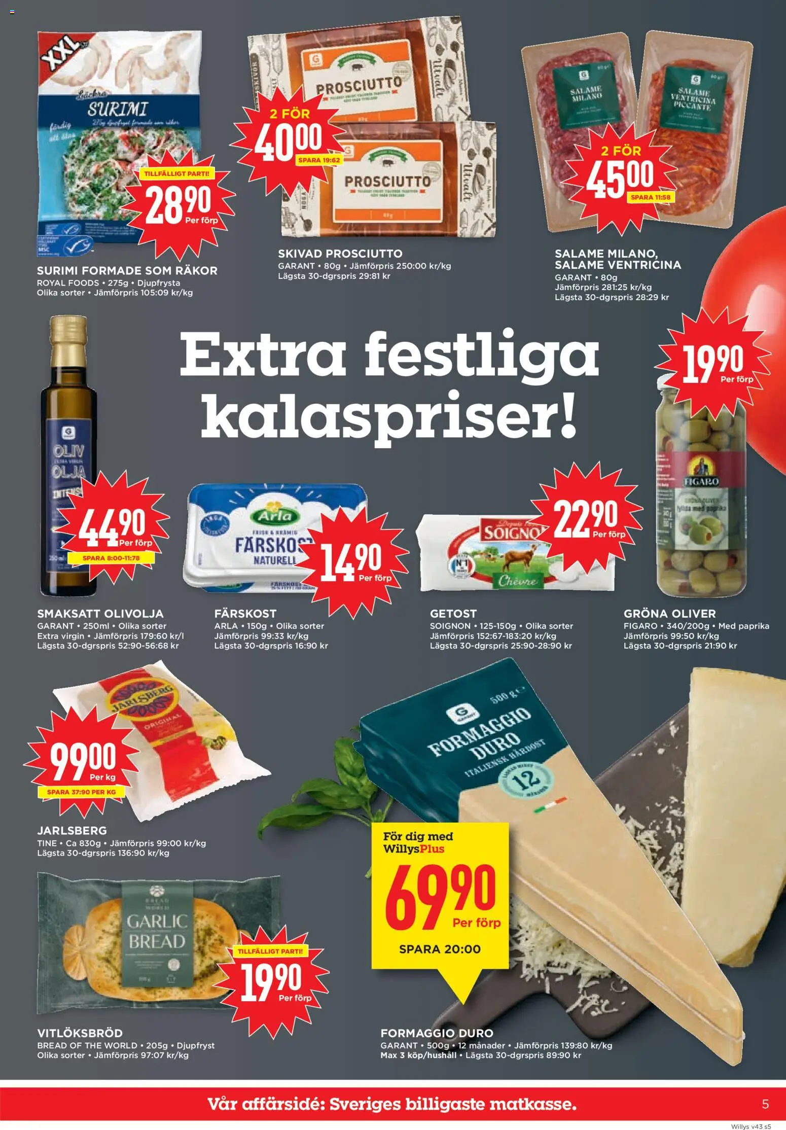 Willys reklamblad aktuell från 19/10/2026 | Sida: 5