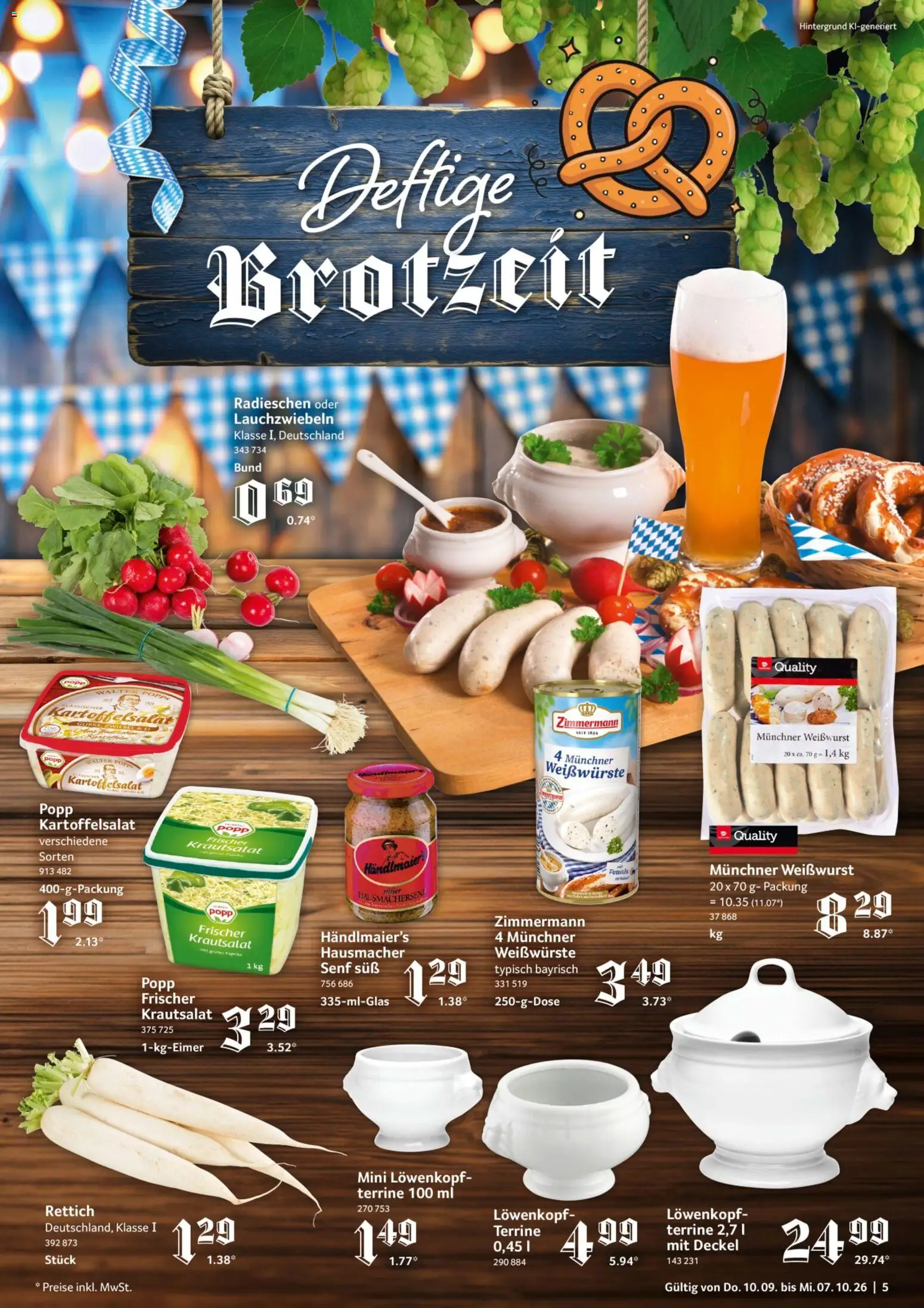 Selgros O'zapft is – gültig ab 10.09.2026 | Seite: 5 | Produkte: Weißwurst, Paprika