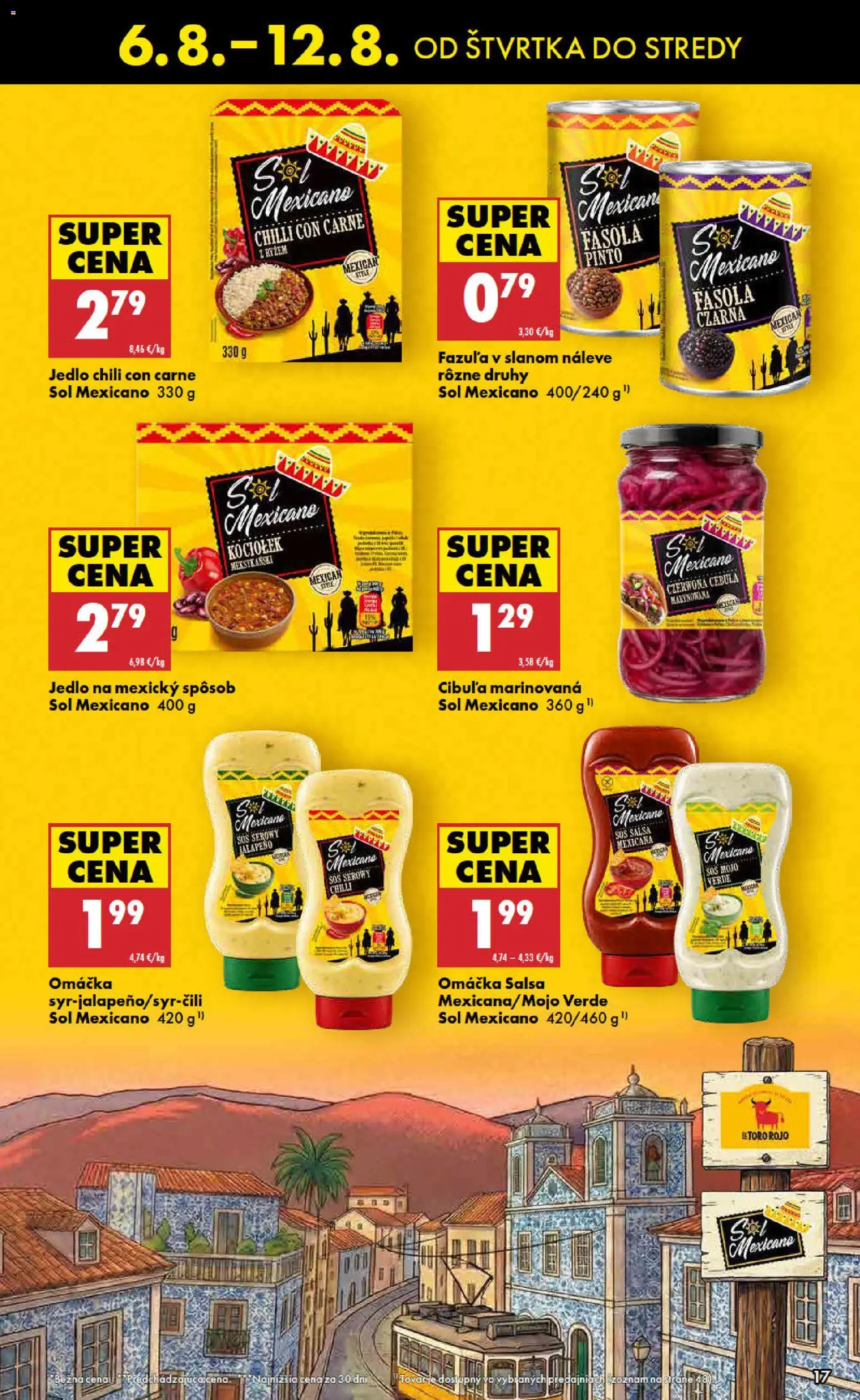 Nové Biedronka akcie – leták je platný od 06.08.2026 | Strana: 17 | Produkty: Chilli, Fazuľa, Cibuľa, Soľ