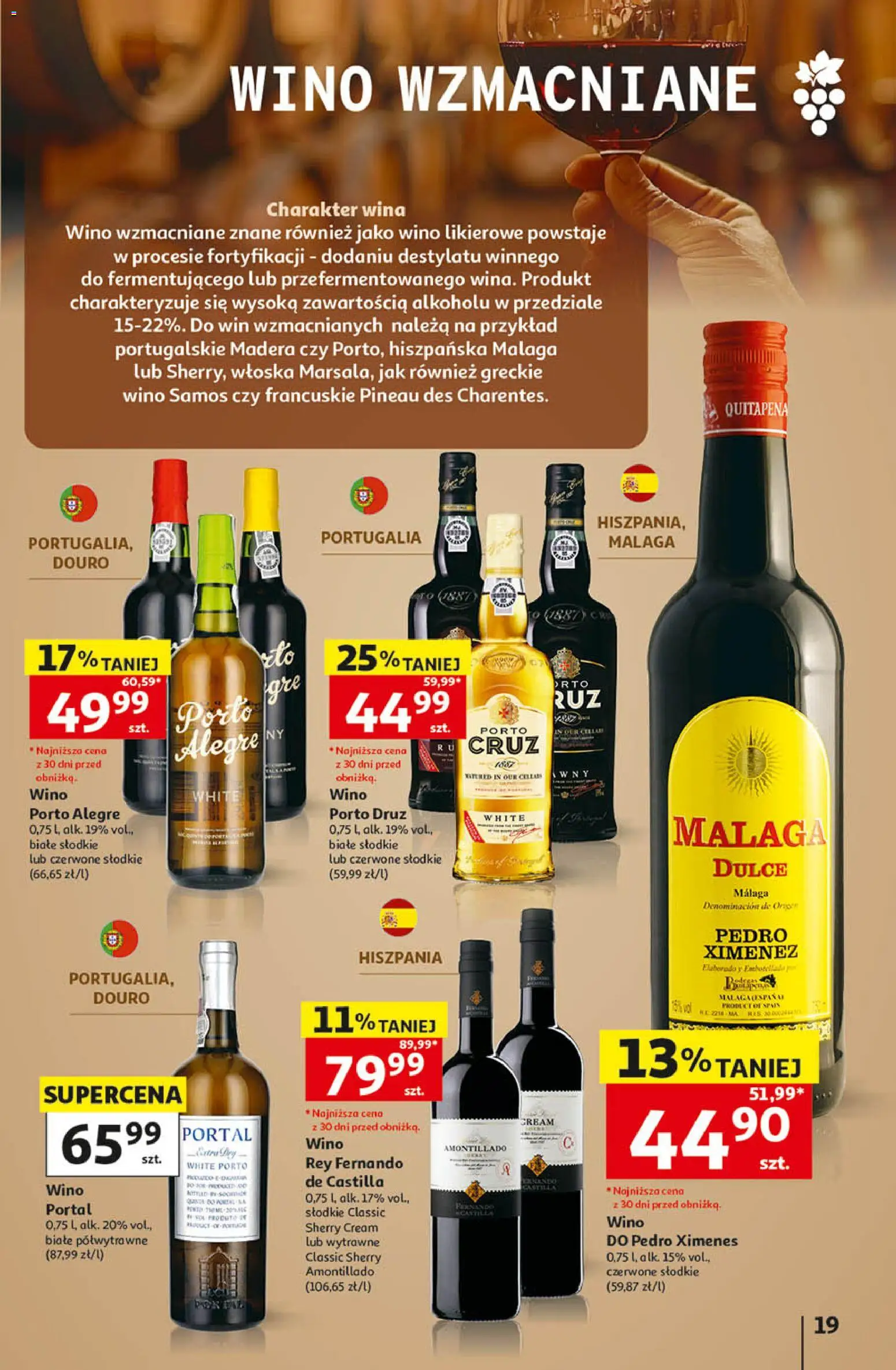 Auchan gazetka - Katalog Wino od 05.10.2026 | Strona: 19 | Produkty: Wino porto, Wino likierowe, Wino