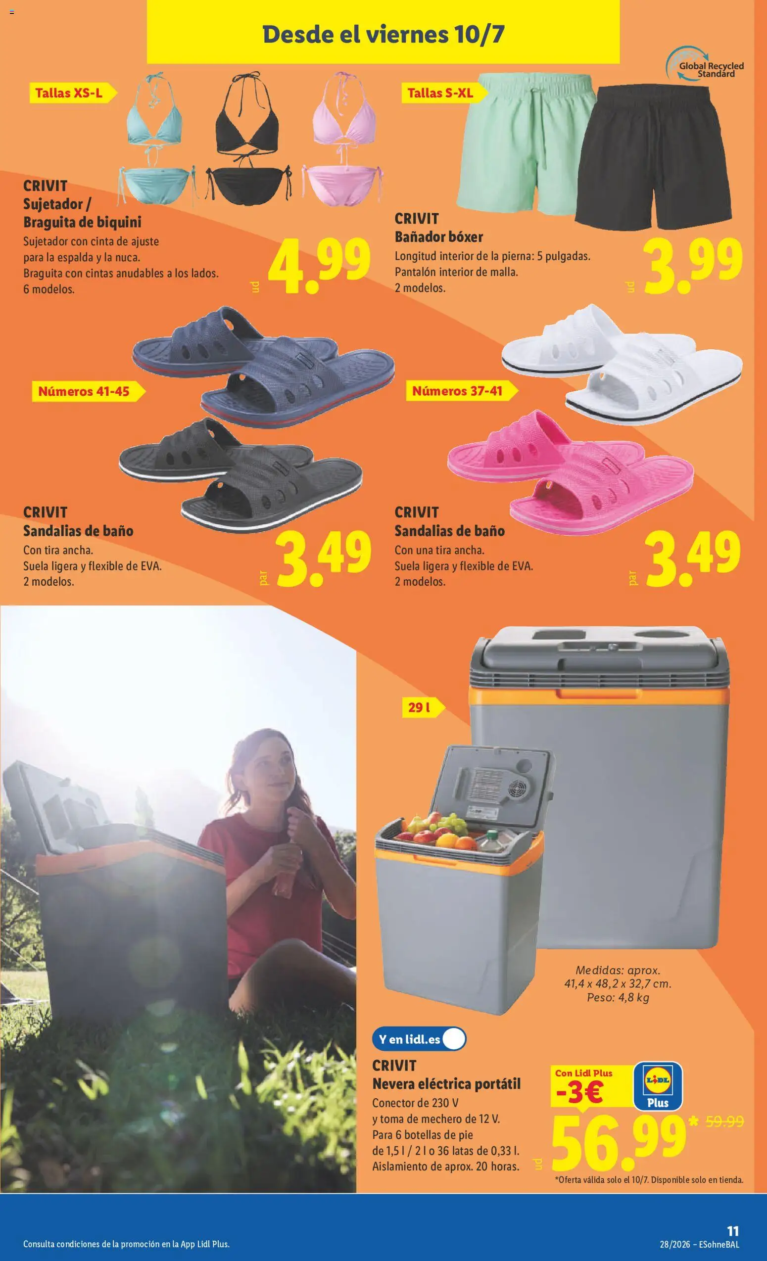 Lidl folleto de bazar │ válido desde el 06/07/2026 | Página: 35 | Productos: Conector, Peso, Nevera, Baño