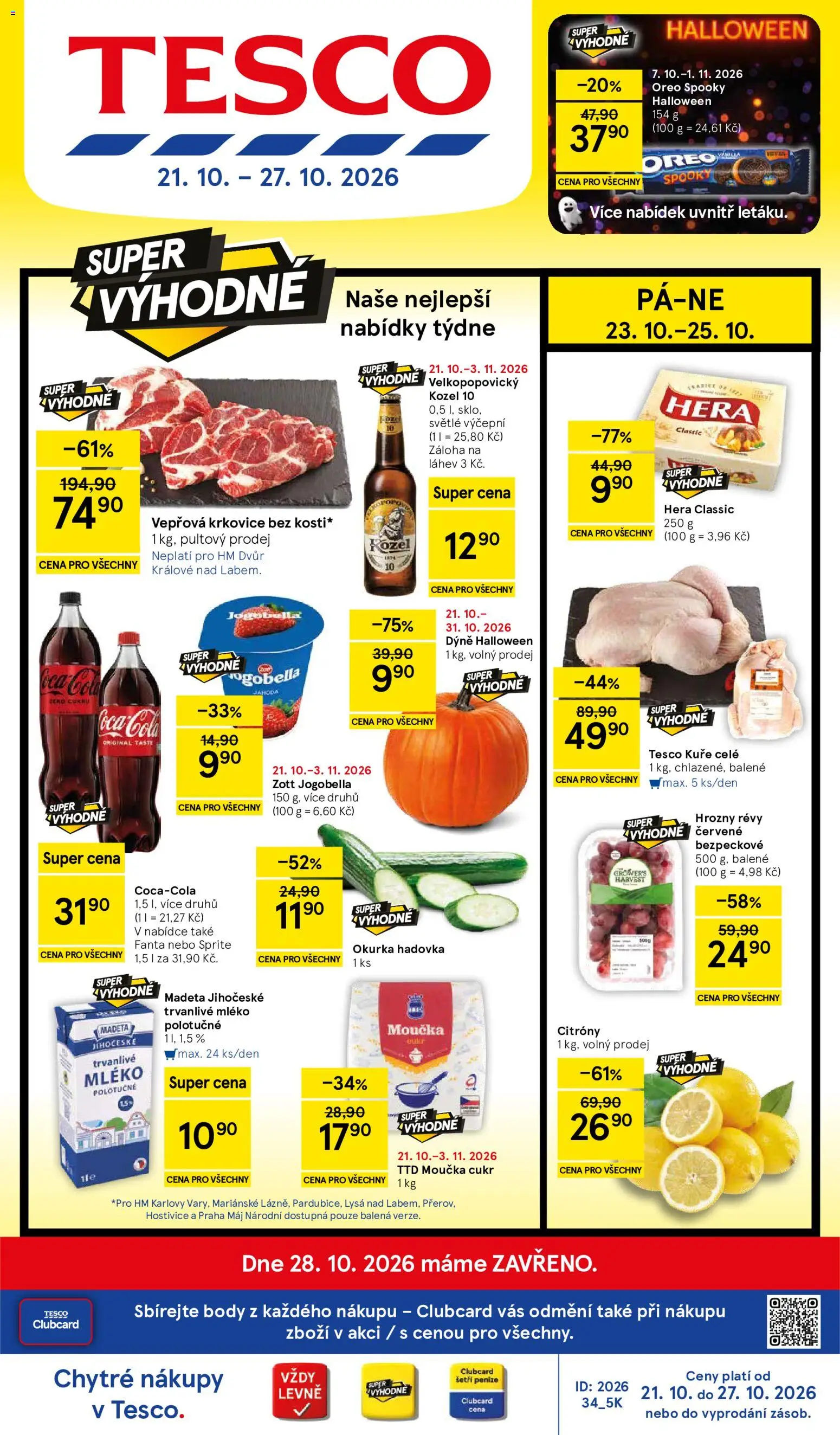 Tesco leták - Hypermarket od 21.10.2026 | Strana: 1