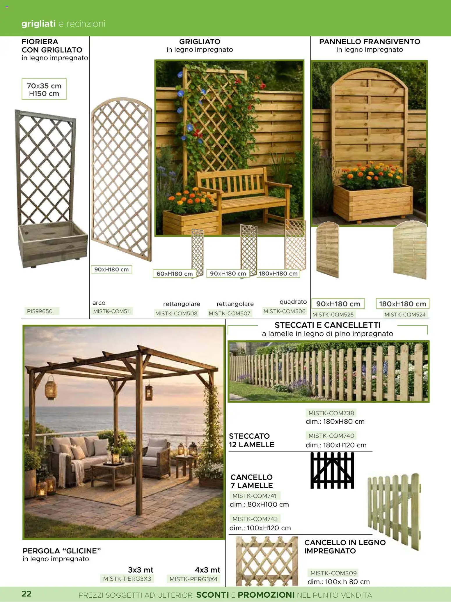 Volantino La Prealpina del 08.06.2026 | Pagina: 3 | Prodotti: Pergola, Fioriera