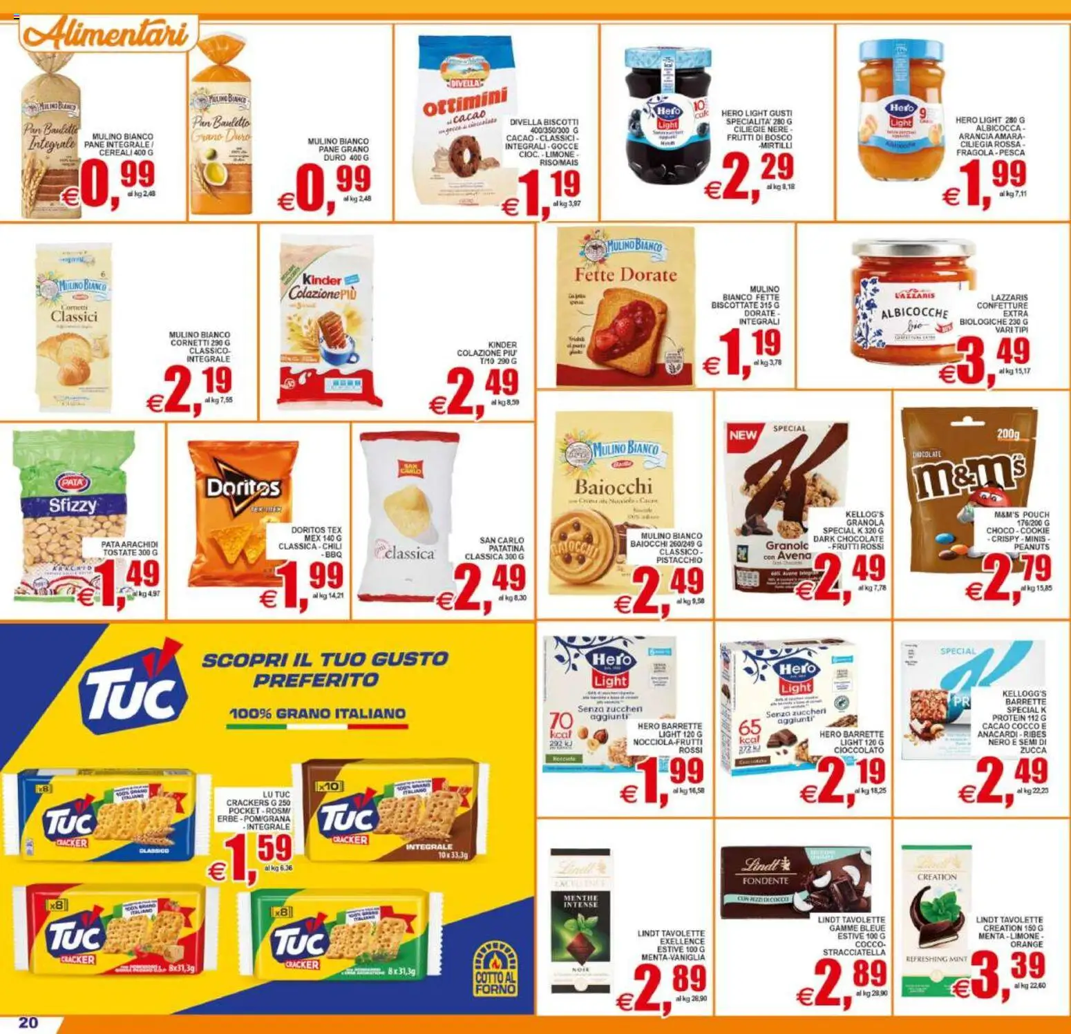 Volantino Pewex del 01/07/2026 | Pagina: 20 | Prodotti: Cioccolato, Limone, Mirtilli, Cocco