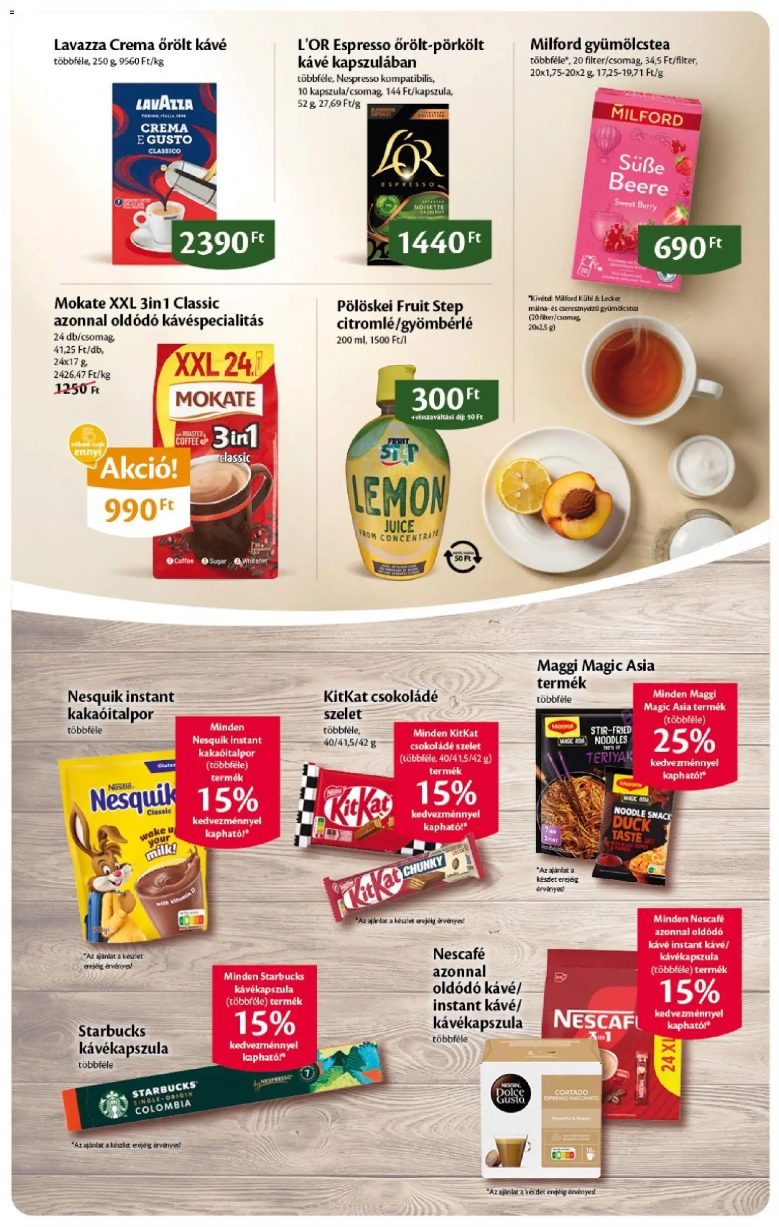 EcoFamily akciós ujság - amely érvényes a következő dátumtól: 09.04.2026 | Oldal: 4 | Termékek: Nescafé, Maggi, Nesquik, Csokoládé