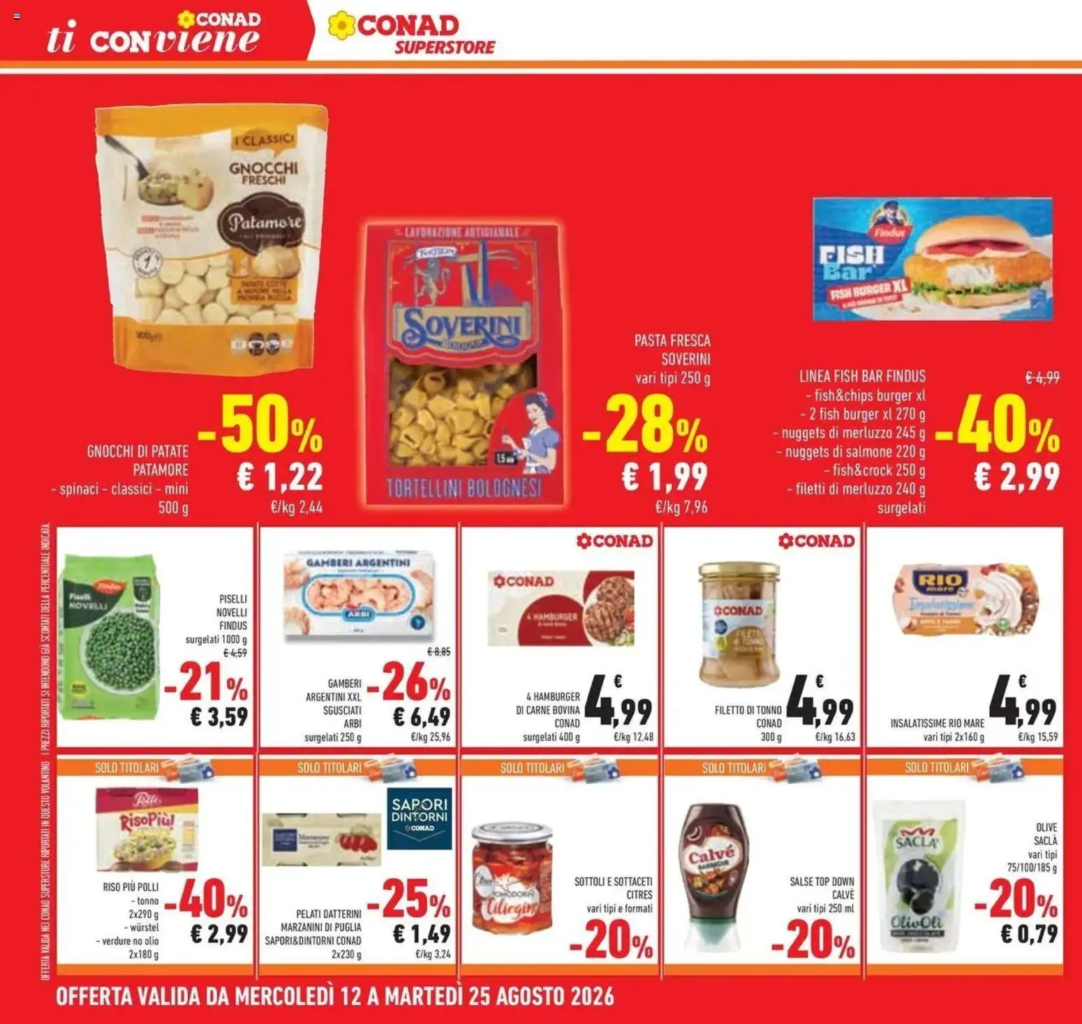 Volantino Conad dal 12/08/2026 > Anteprima | Pagina: 26