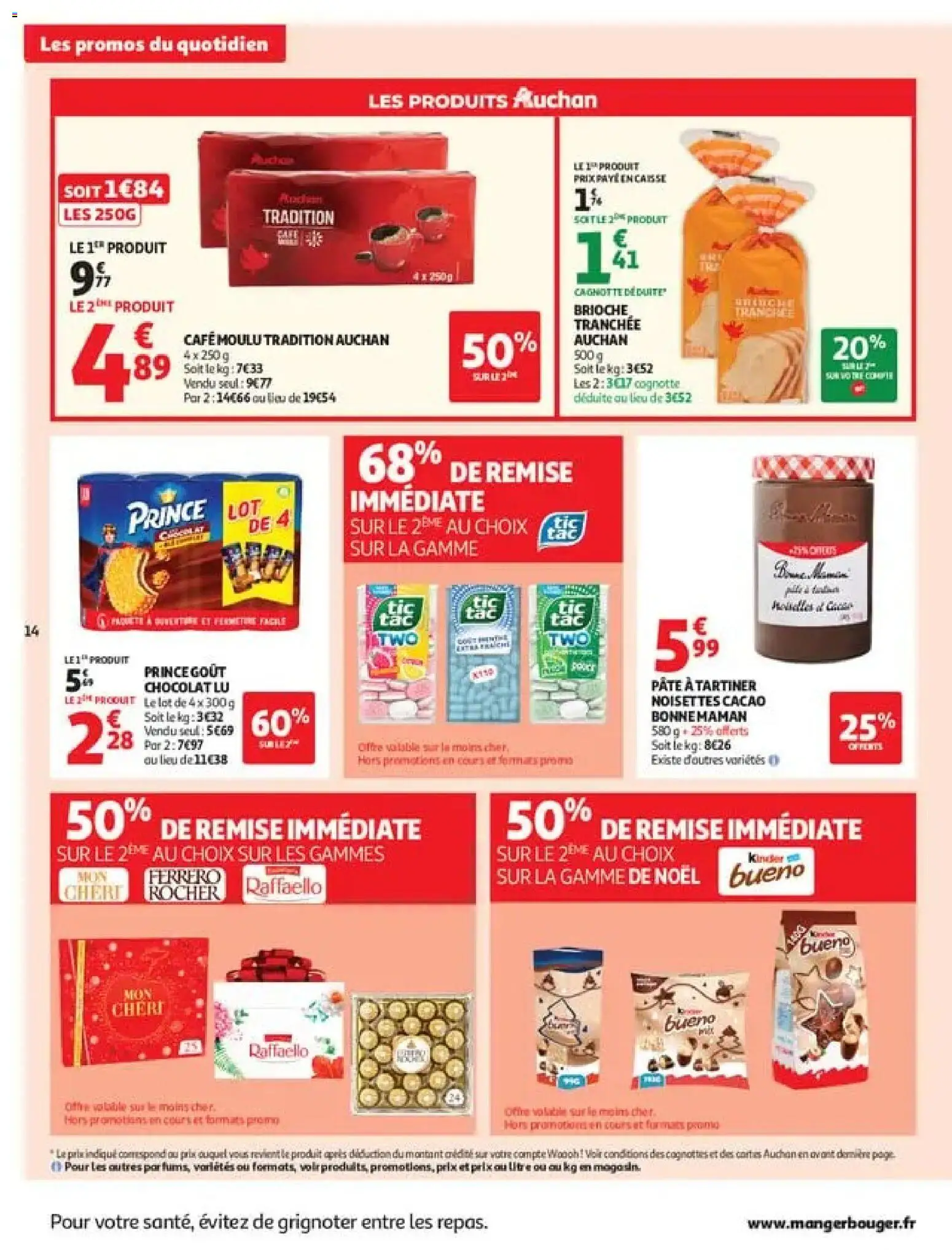 {H1} | Pagina: 14 | Producten: Raffaello, Cacao, Brioche, La