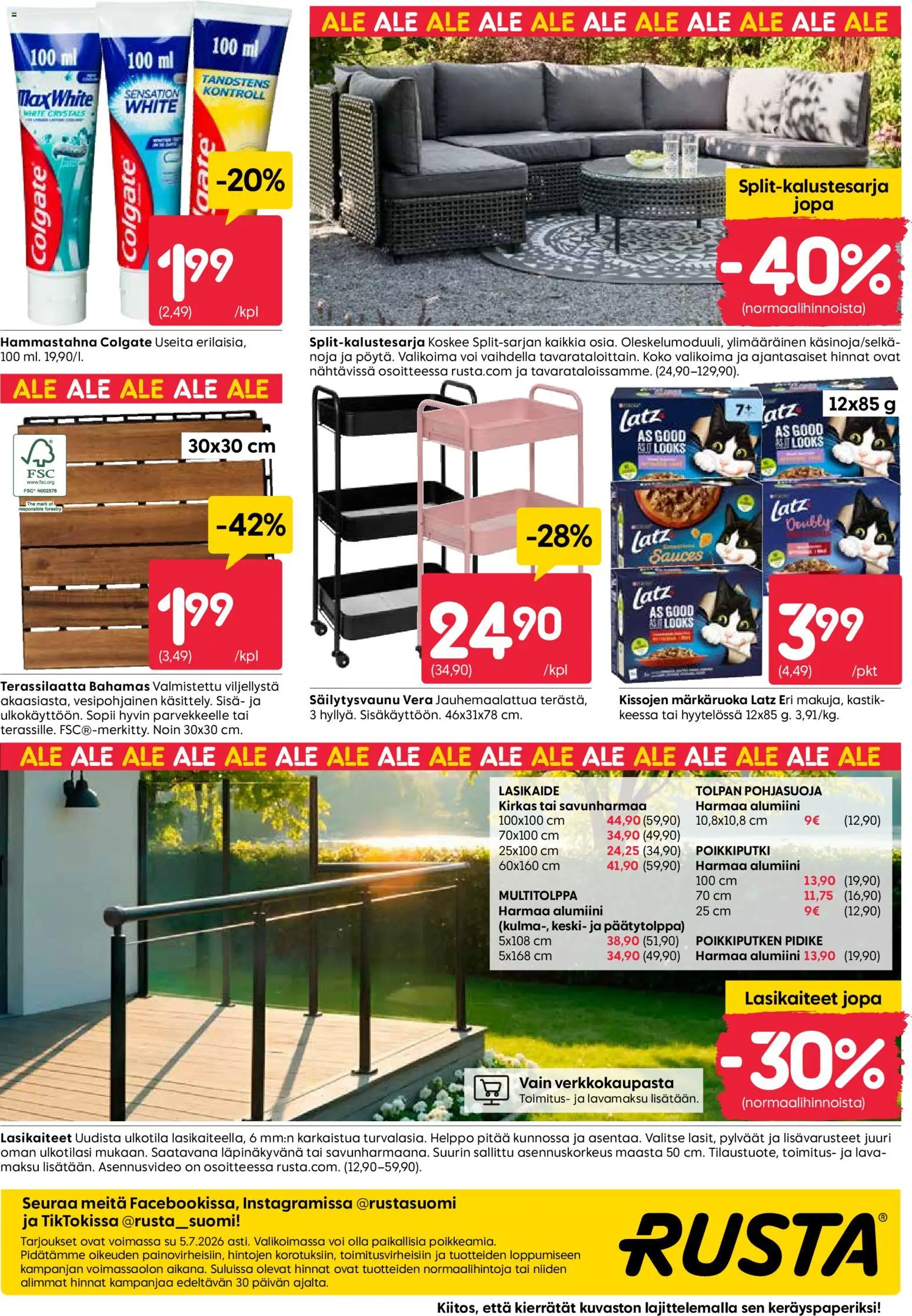 Rusta tarjoukset – voimassa 29/06/2026 alkaen | Sivu: 20
