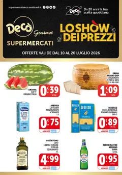 Anteprima del volantino Decò volantino Gourmet valido a partire dal 10/07/2026