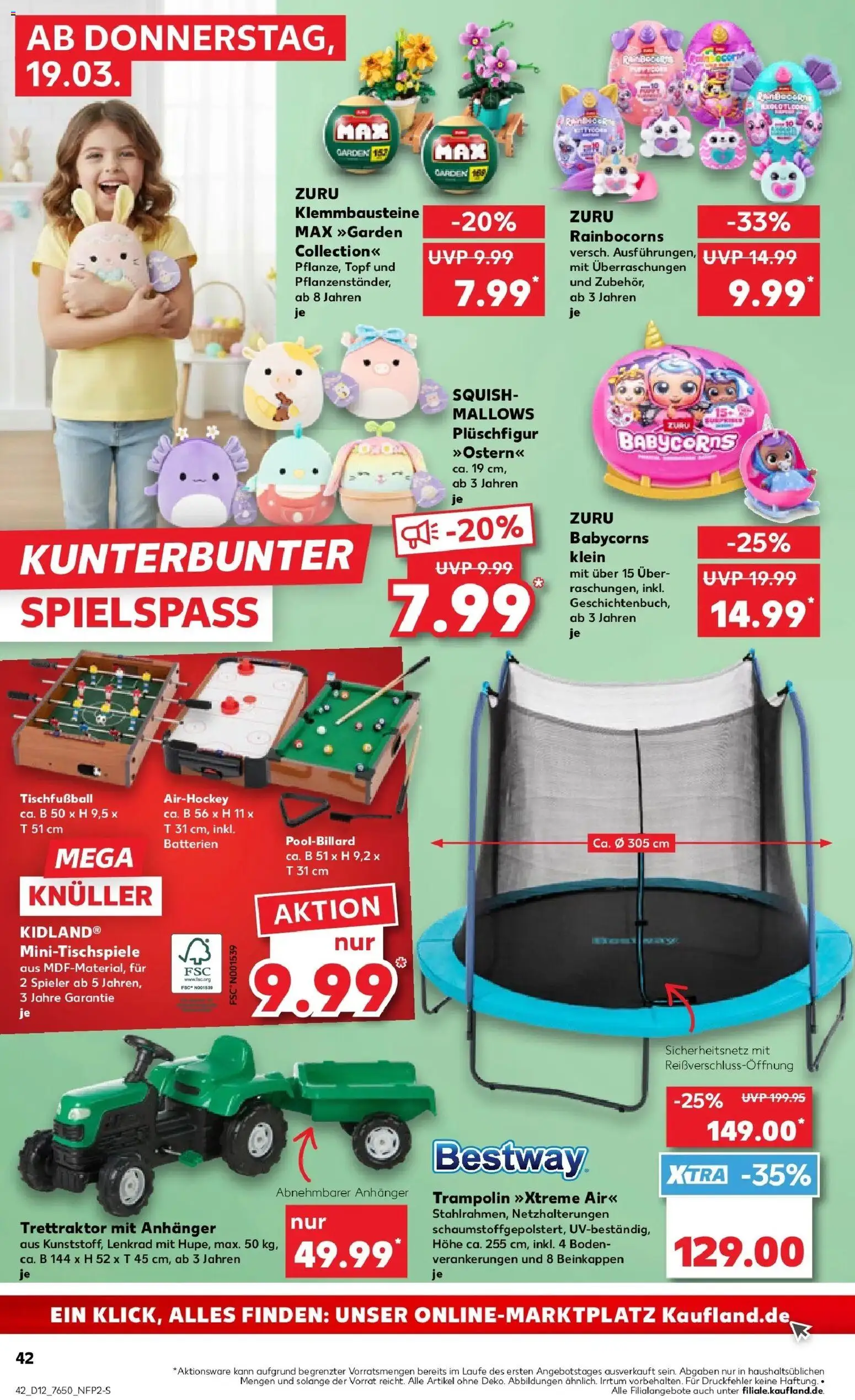 Kaufland Prospekt Unterschleißheim	 – gültig ab 16.03.2026 | Seite: 54 | Produkte: Batterien, Trampoline