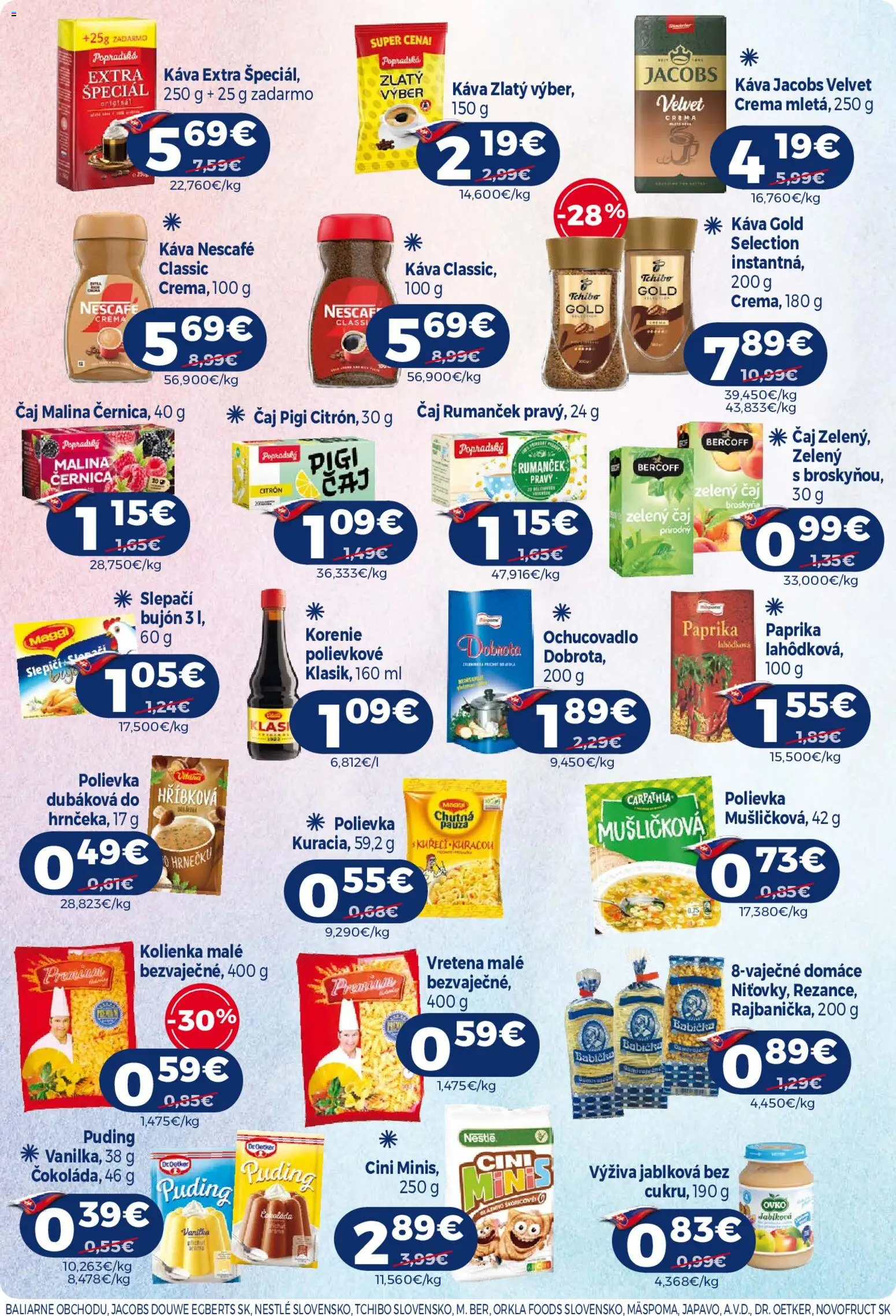 Nové Milk Agro akcie – leták je platný od 19.08.2026 | Strana: 12 | Produkty: Čaj, Puding, Zelený čaj, Korenie