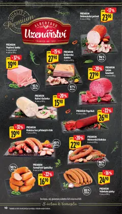 Náhled letáku PREMIUM Mistrovská klobása, Mistrovská klobása, • cena za 100 g od 16.09.2026 | Strana: 24