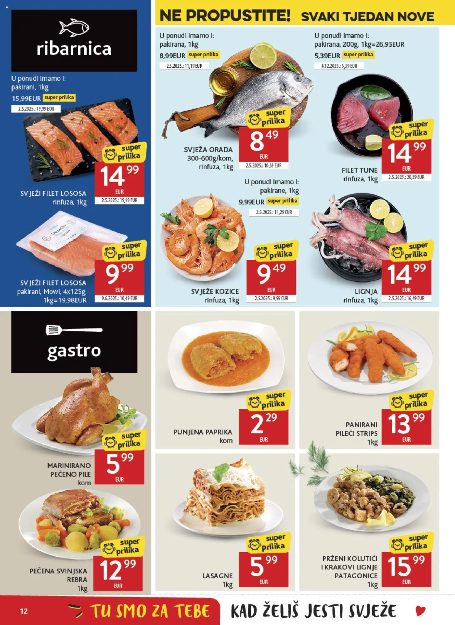 Konzum HR akciós ujság - amely érvényes a következő dátumtól: 2026.07.22. | Oldal: 12 | Termékek: Lasagne