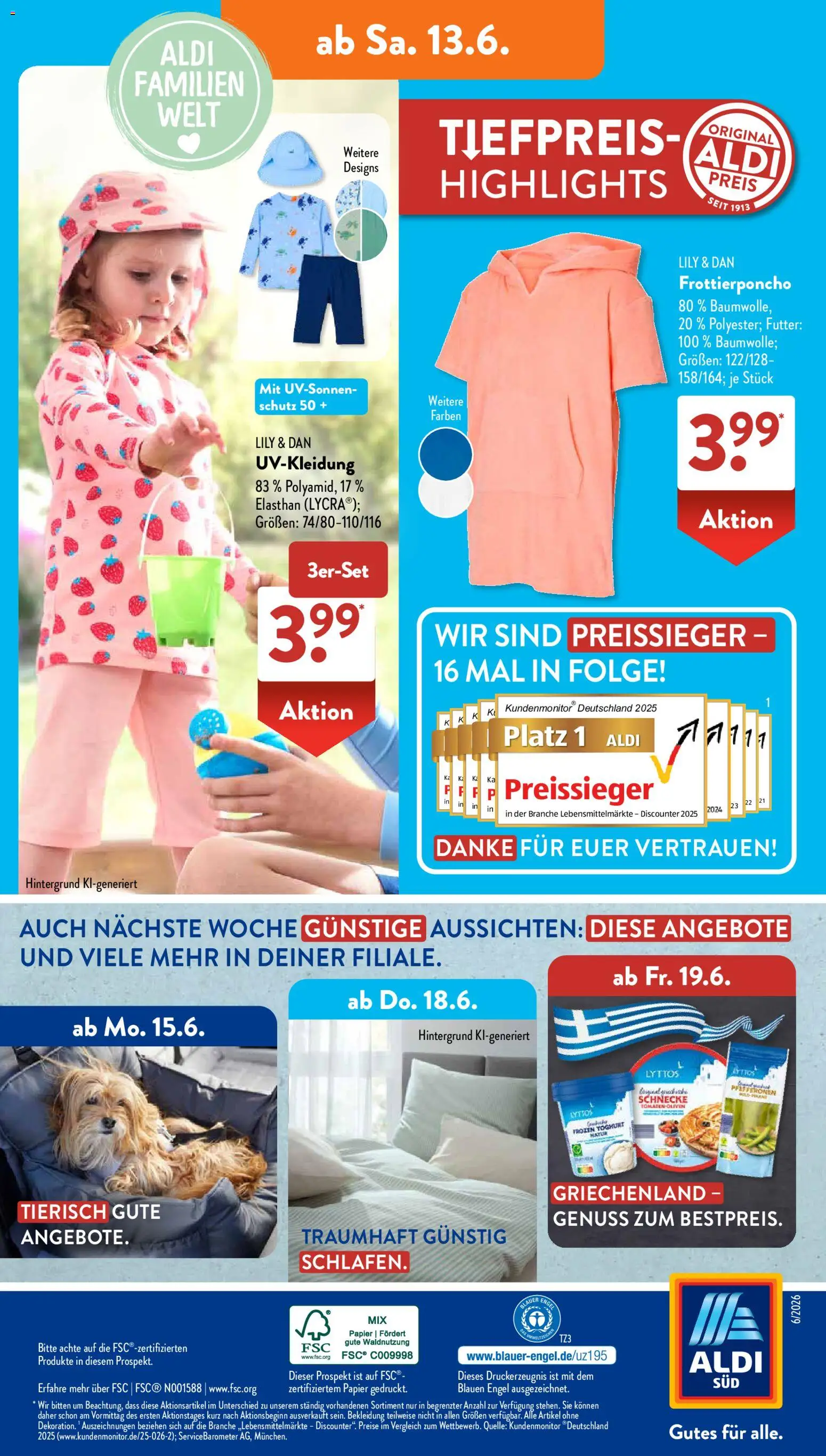 Aldi Süd Prospekt – gültig ab 08.06.2026 | Seite: 25 | Produkte: Bekleidung